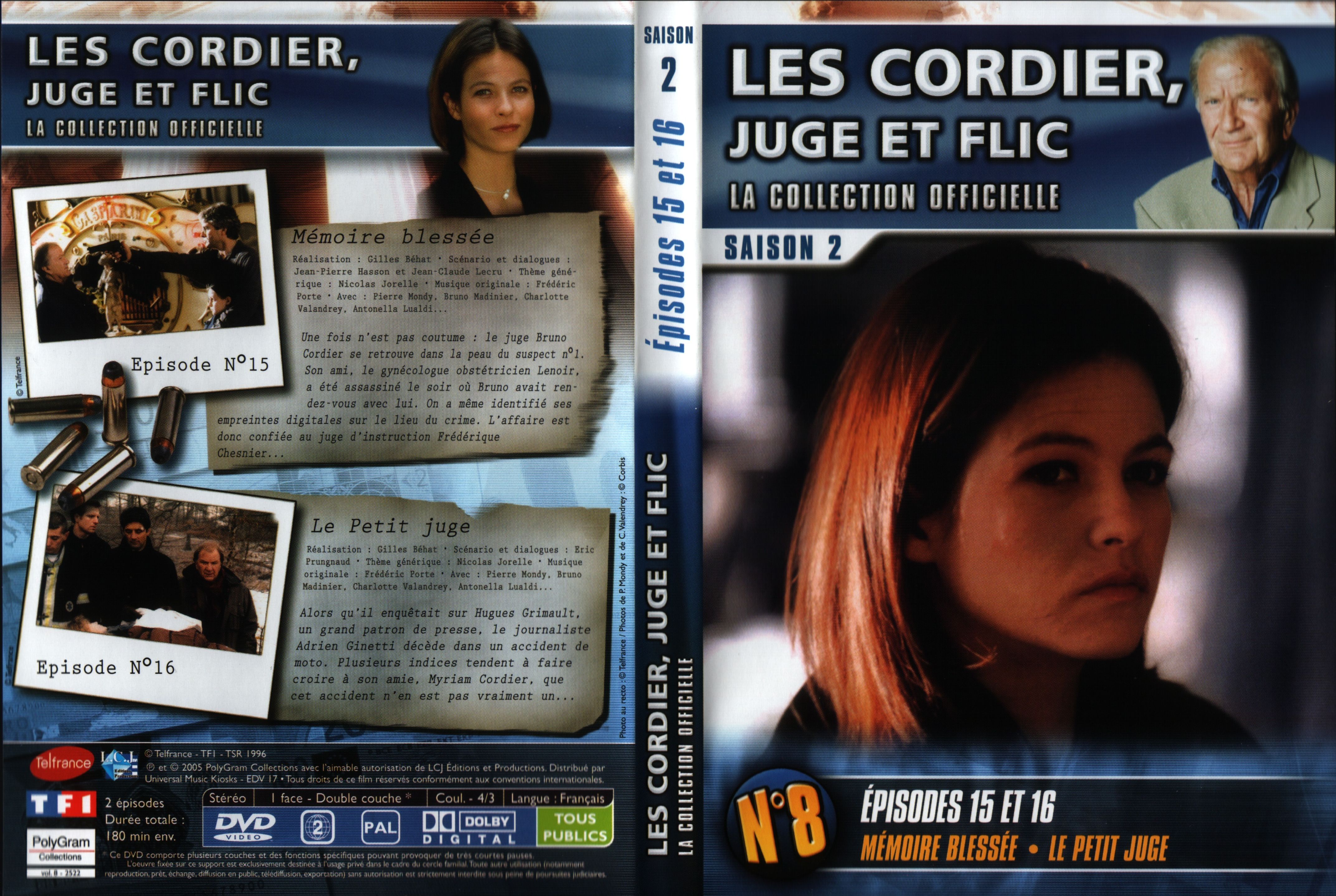 Jaquette DVD Les cordier juge et flic Saison 2 vol 8