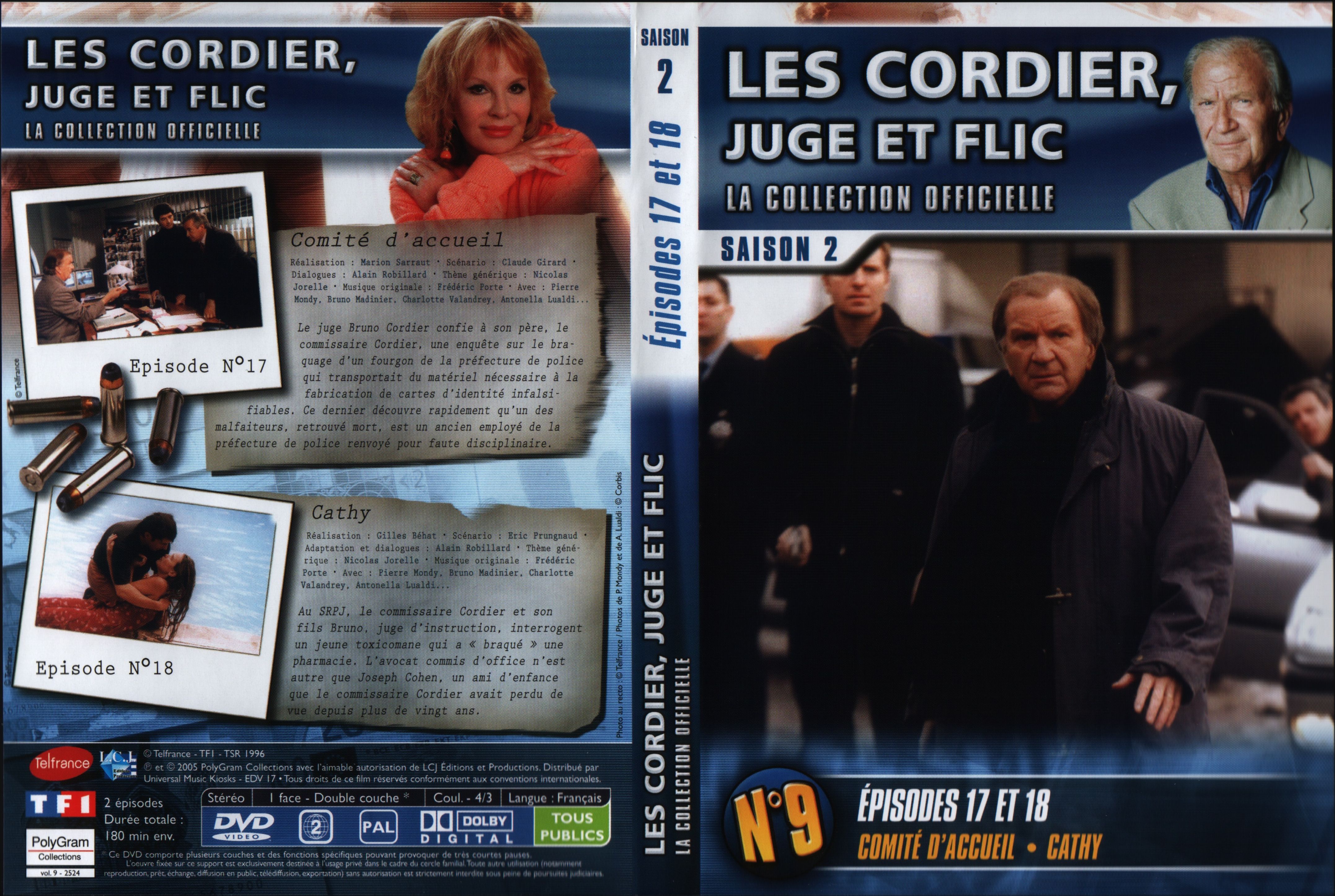 Jaquette DVD Les cordier juge et flic Saison 2 vol 9