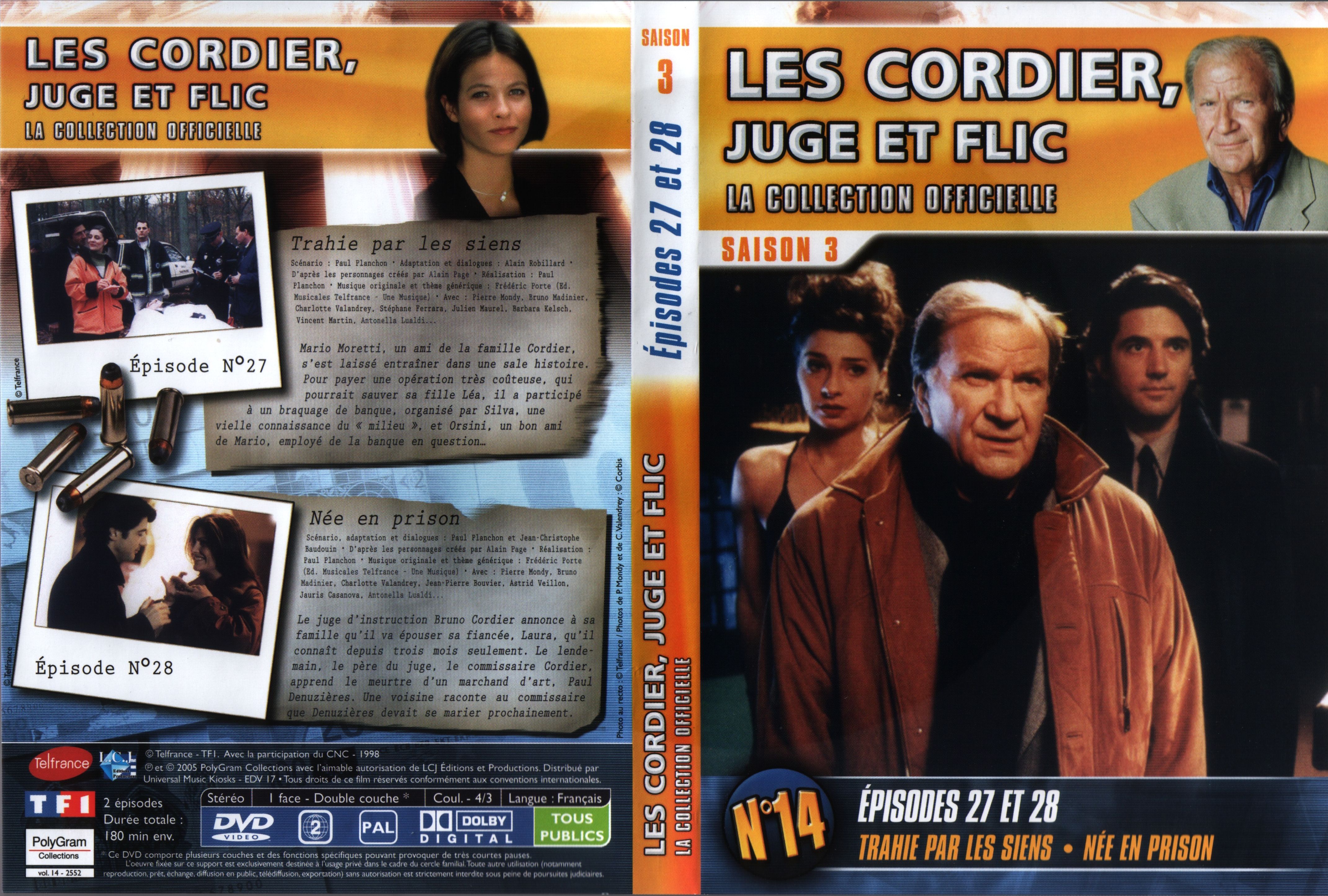 Jaquette DVD Les cordier juge et flic Saison 3 vol 14