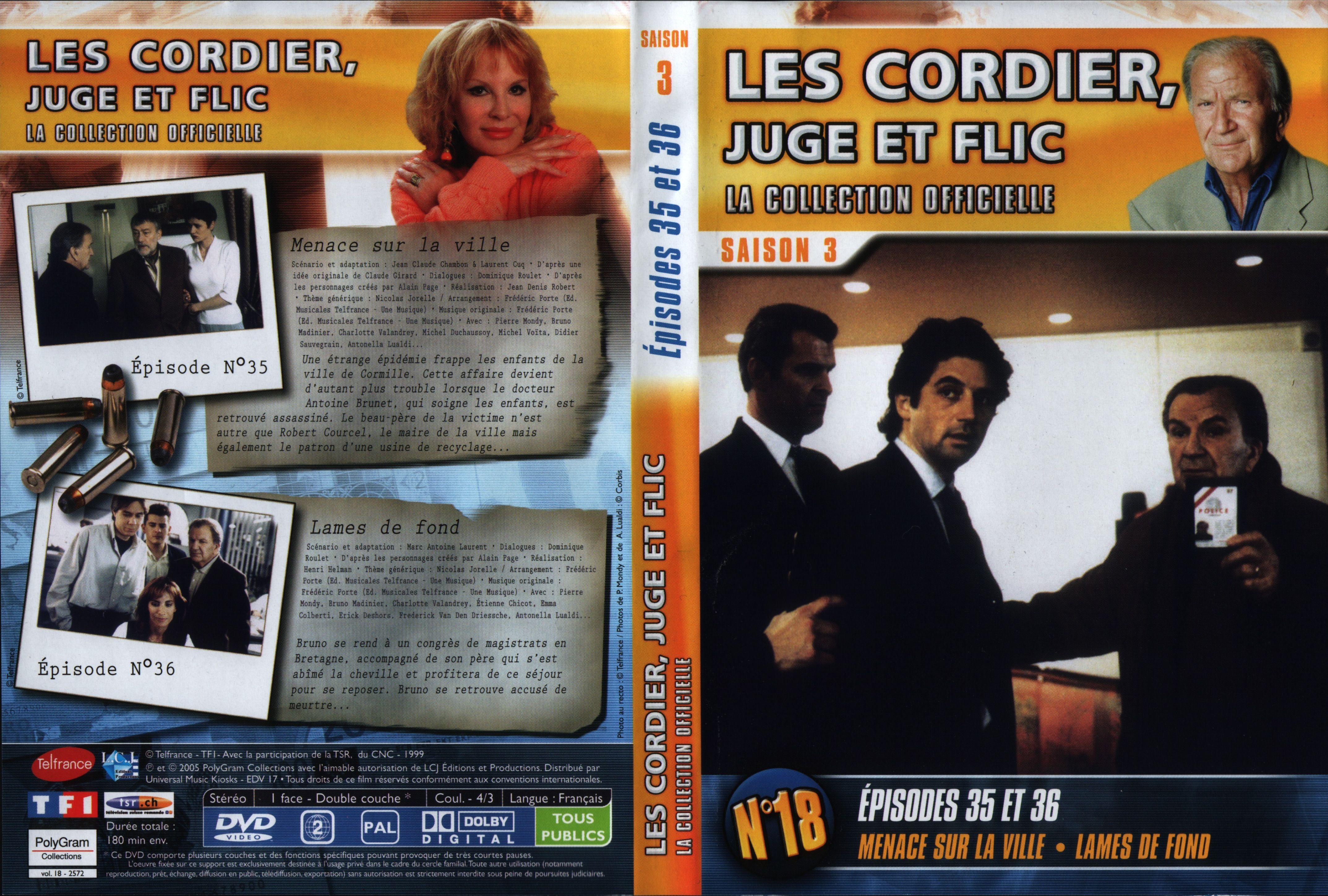Jaquette DVD Les cordier juge et flic Saison 3 vol 18