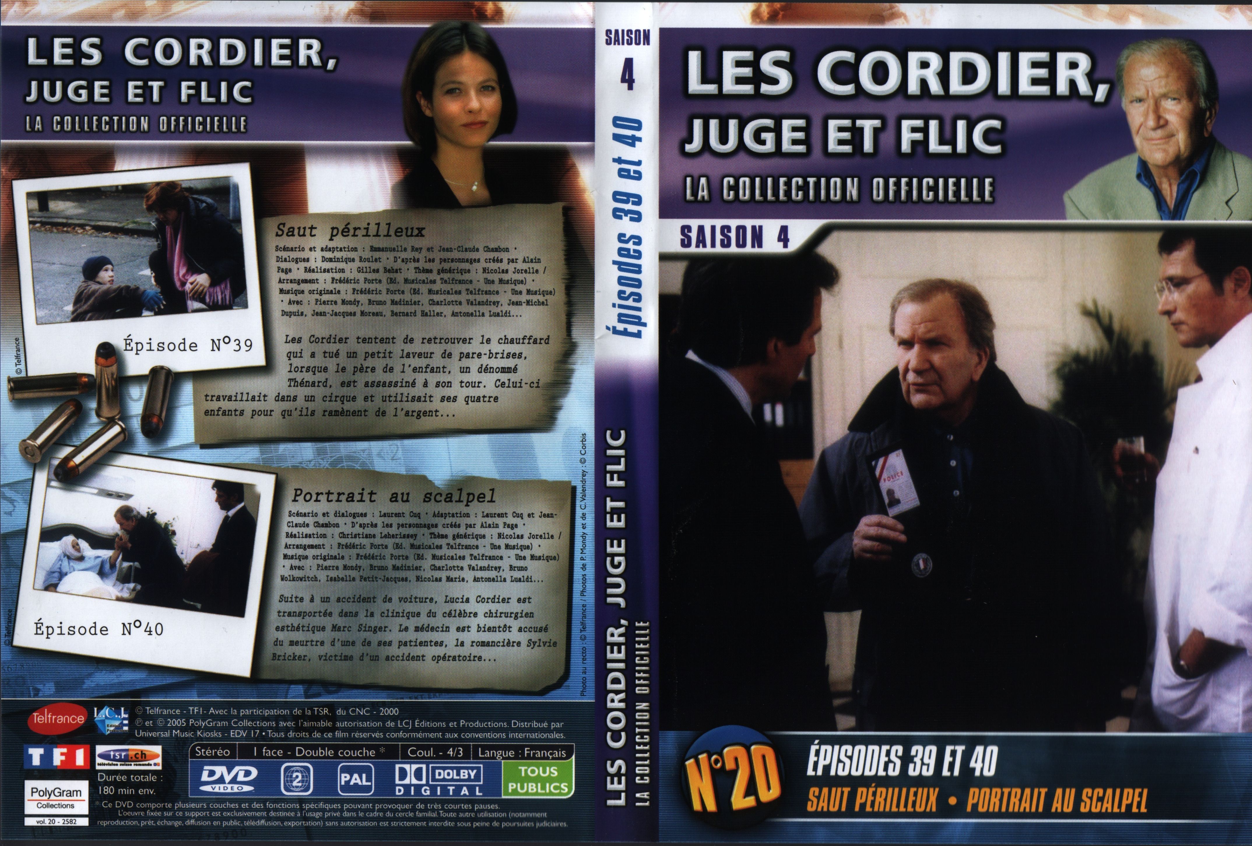 Jaquette DVD Les cordier juge et flic Saison 4 vol 20