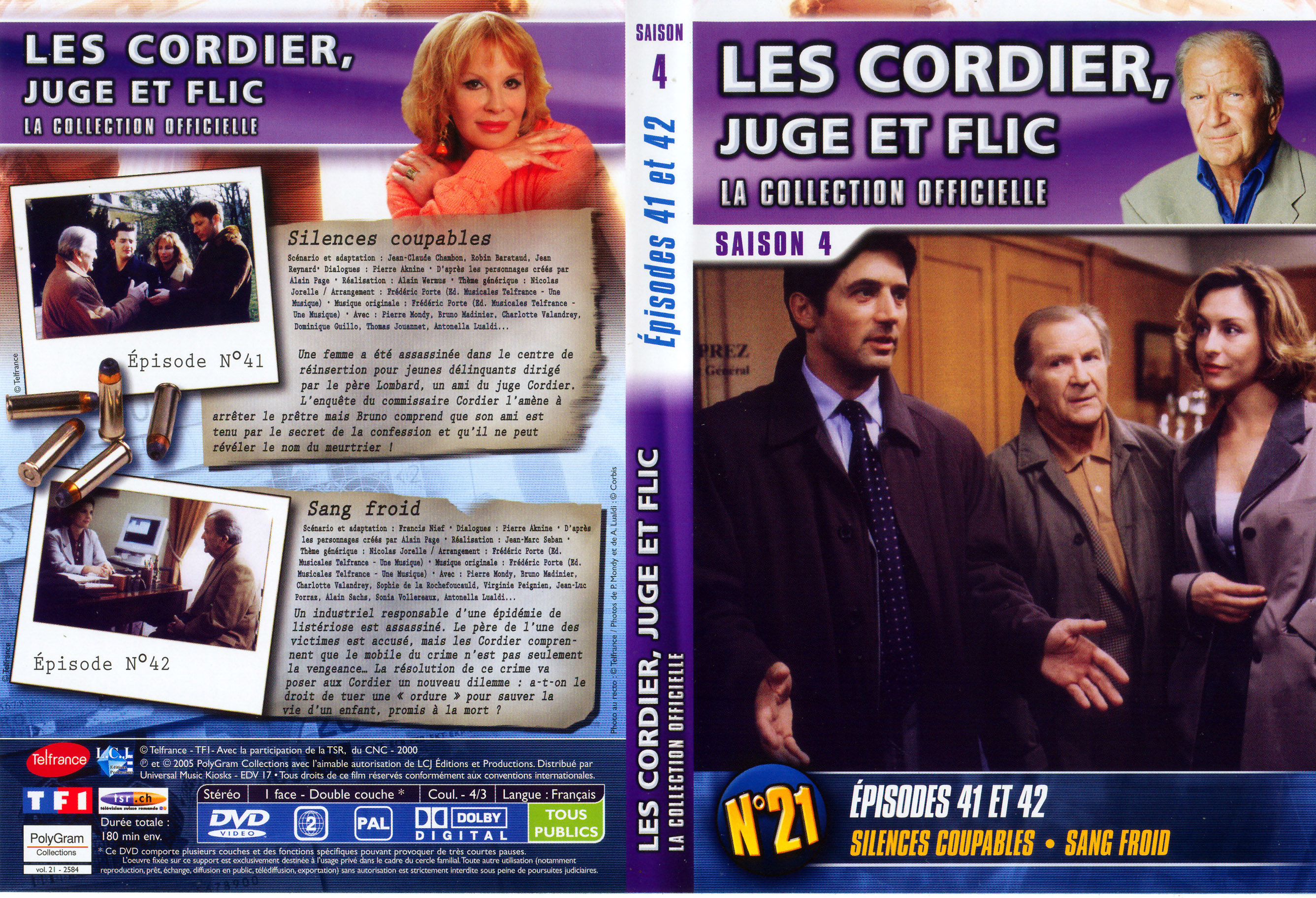 Jaquette DVD Les cordier juge et flic Saison 4 vol 21