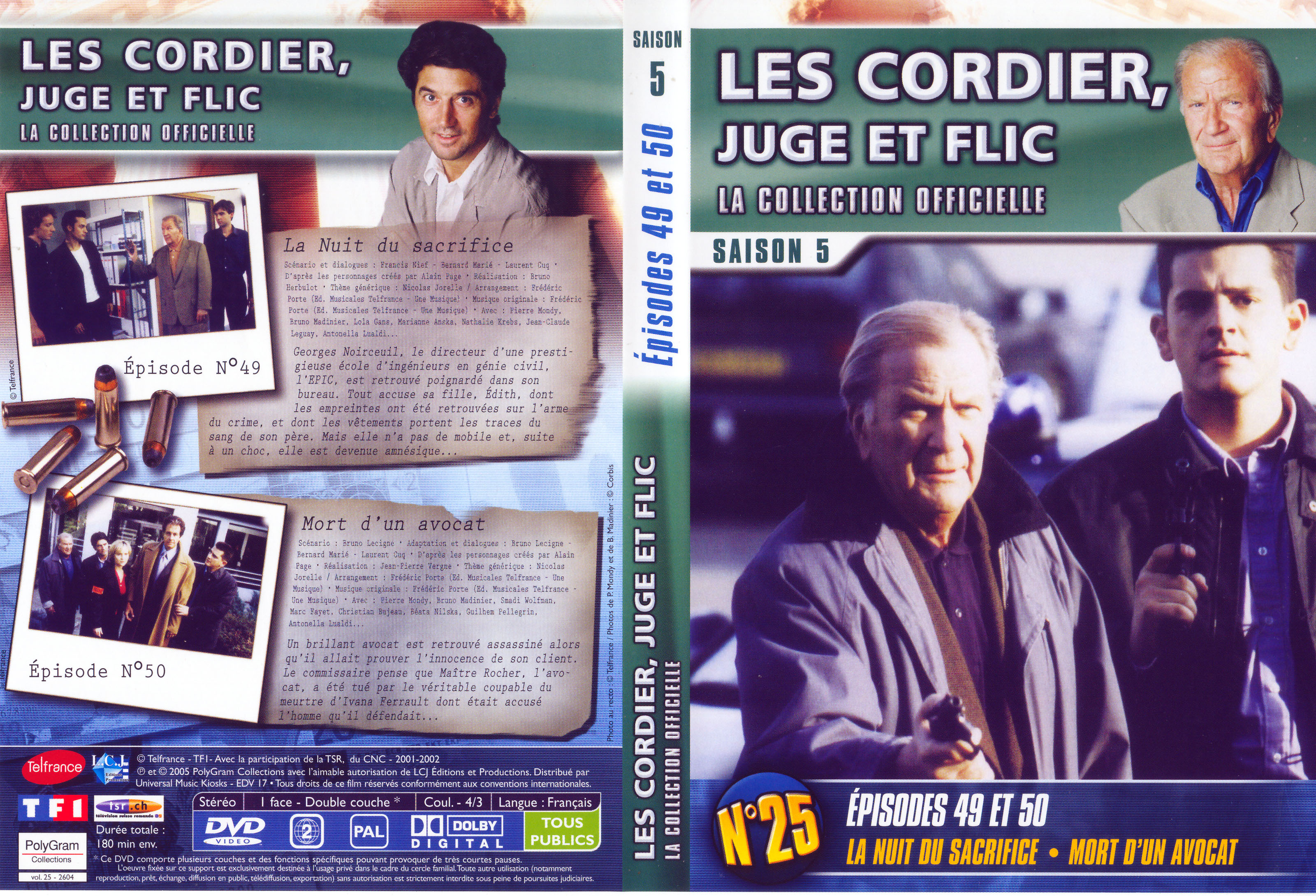 Jaquette DVD Les cordier juge et flic Saison 5 vol 25