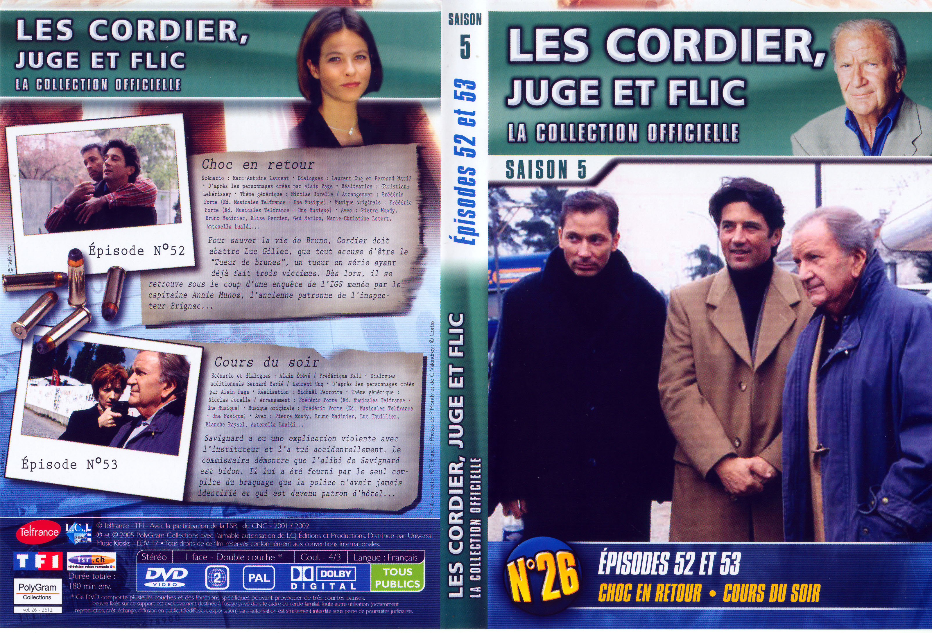Jaquette DVD Les cordier juge et flic Saison 5 vol 26