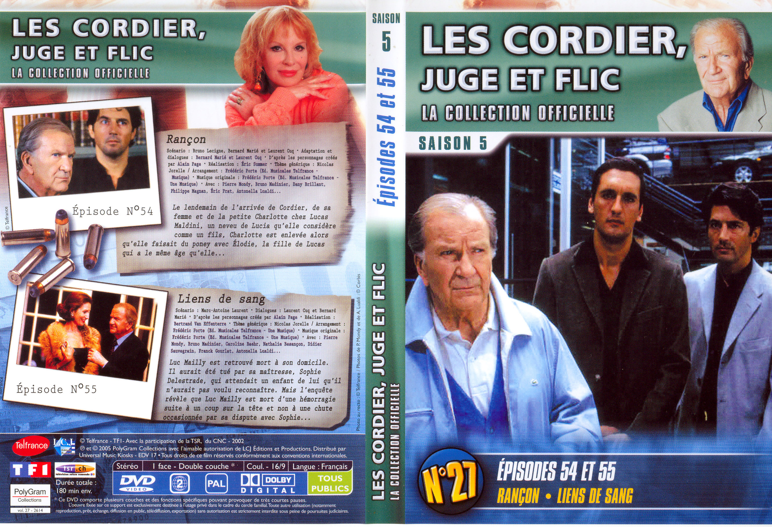 Jaquette DVD Les cordier juge et flic Saison 5 vol 27