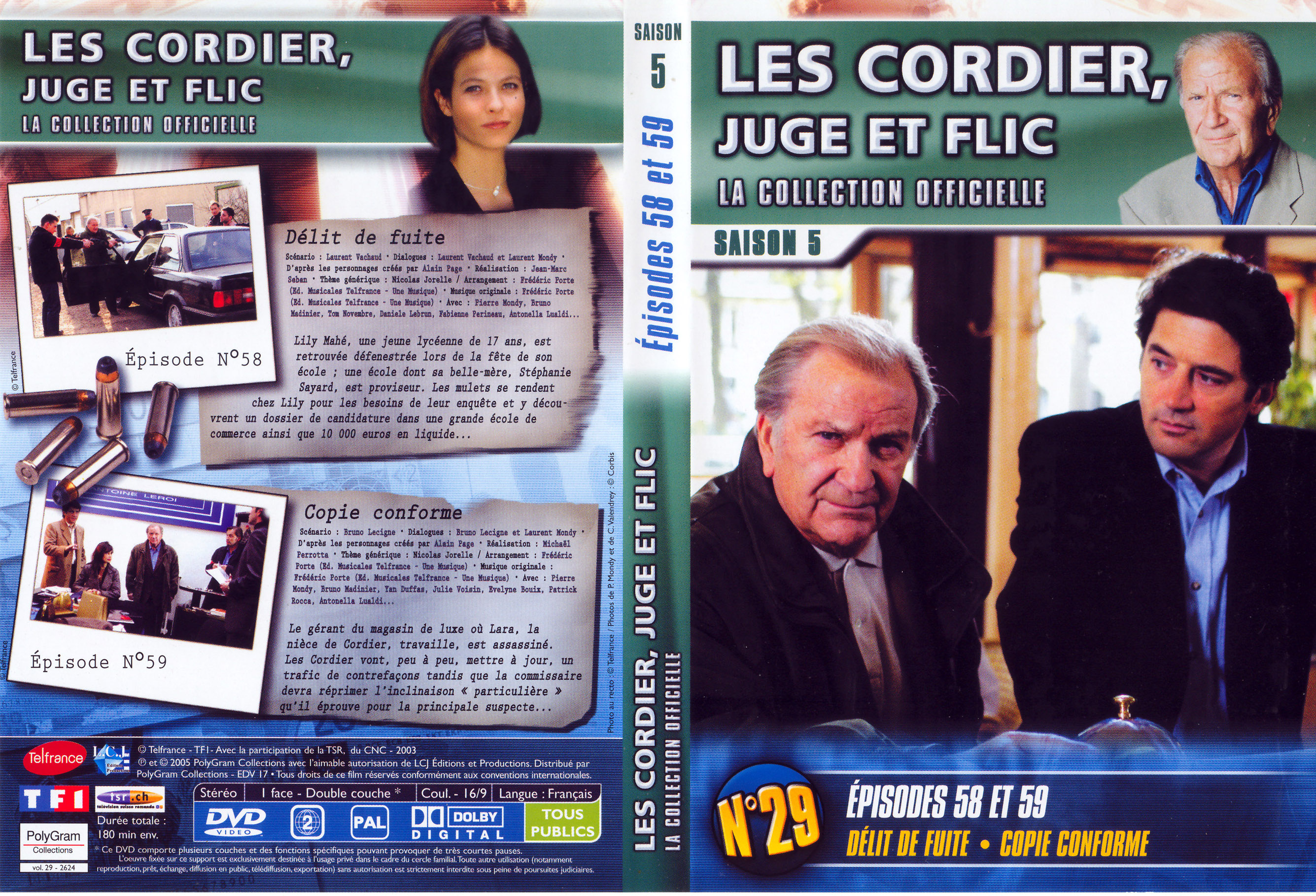 Jaquette DVD Les cordier juge et flic Saison 5 vol 29