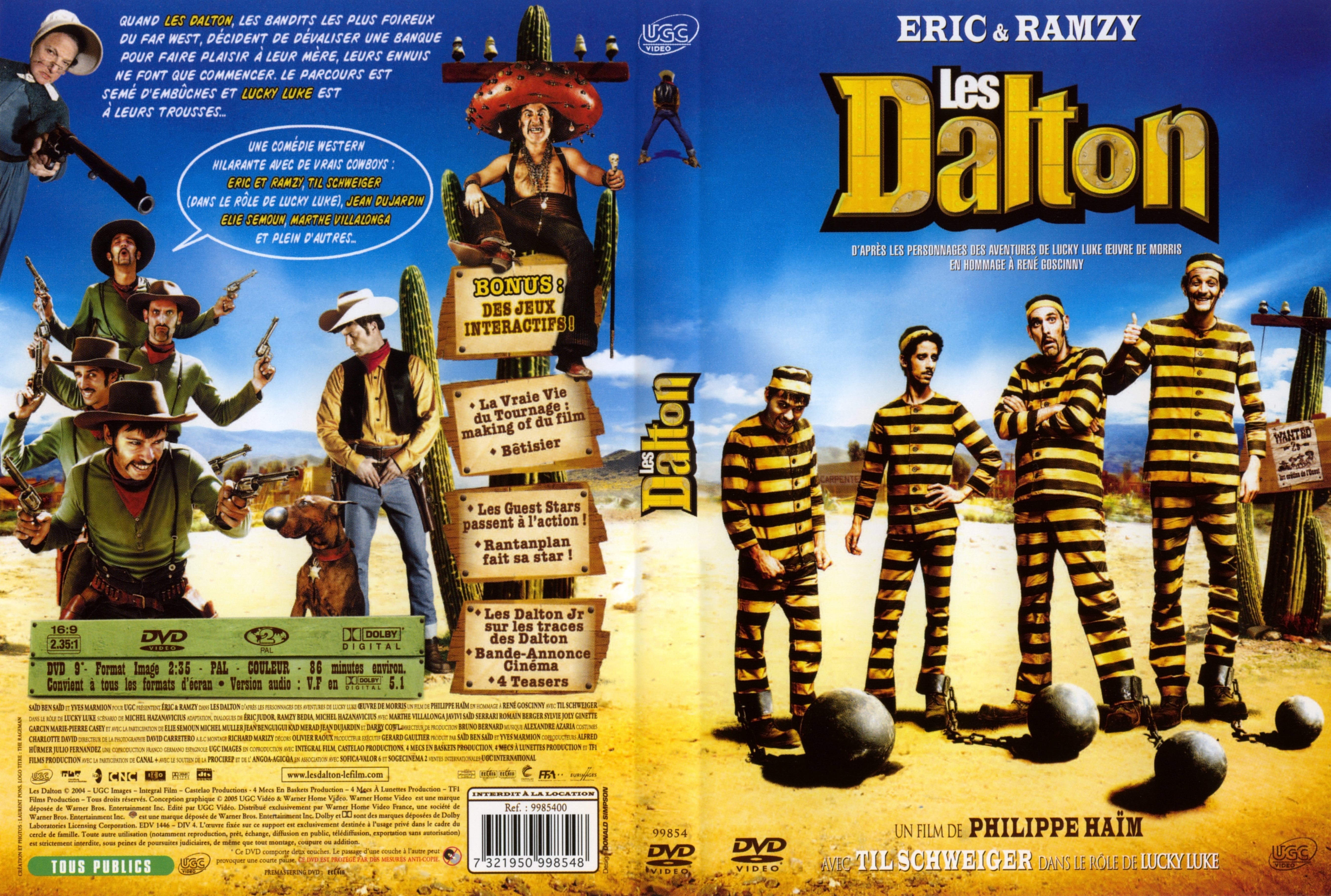 Jaquette DVD Les dalton v2