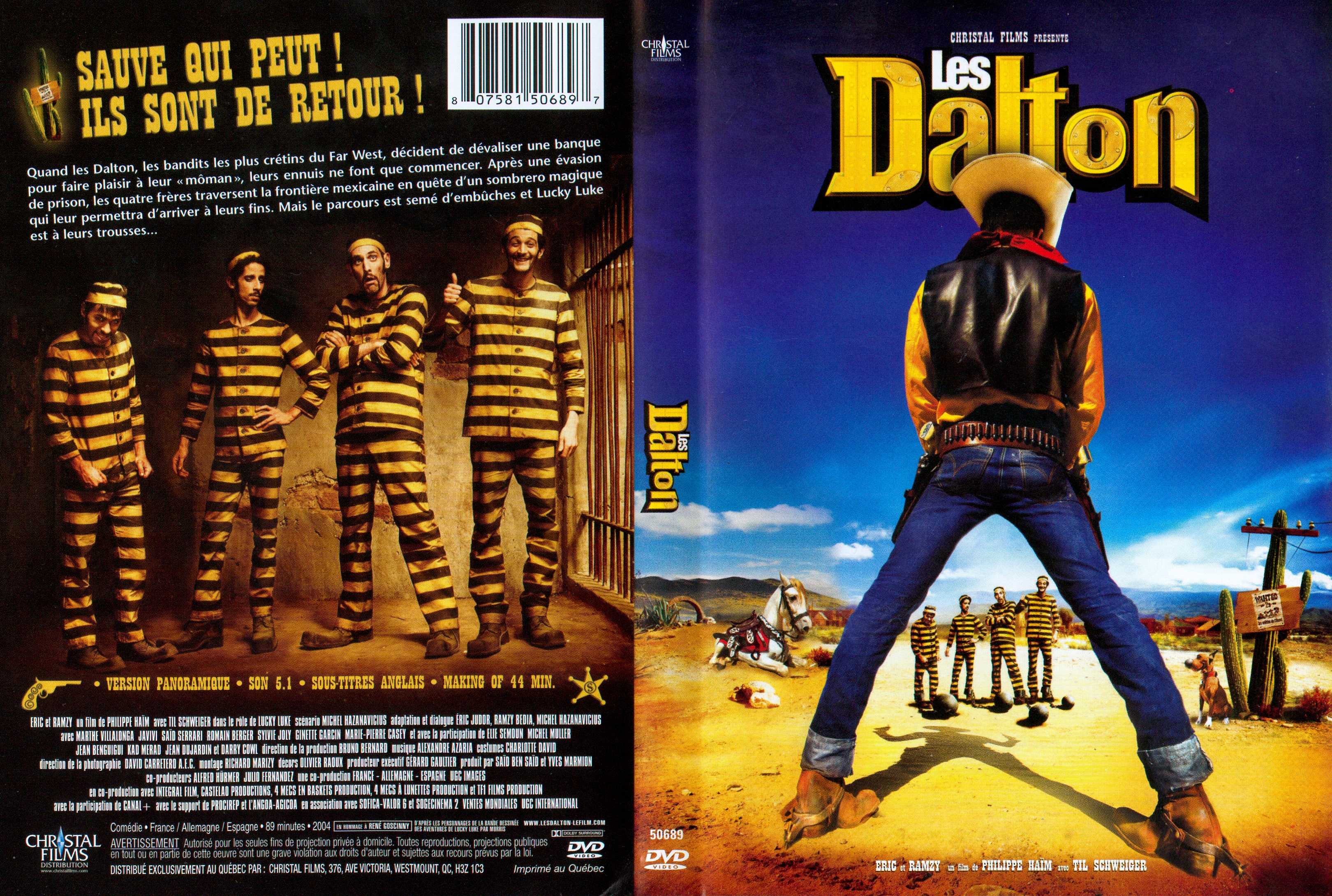 Jaquette DVD Les dalton v3