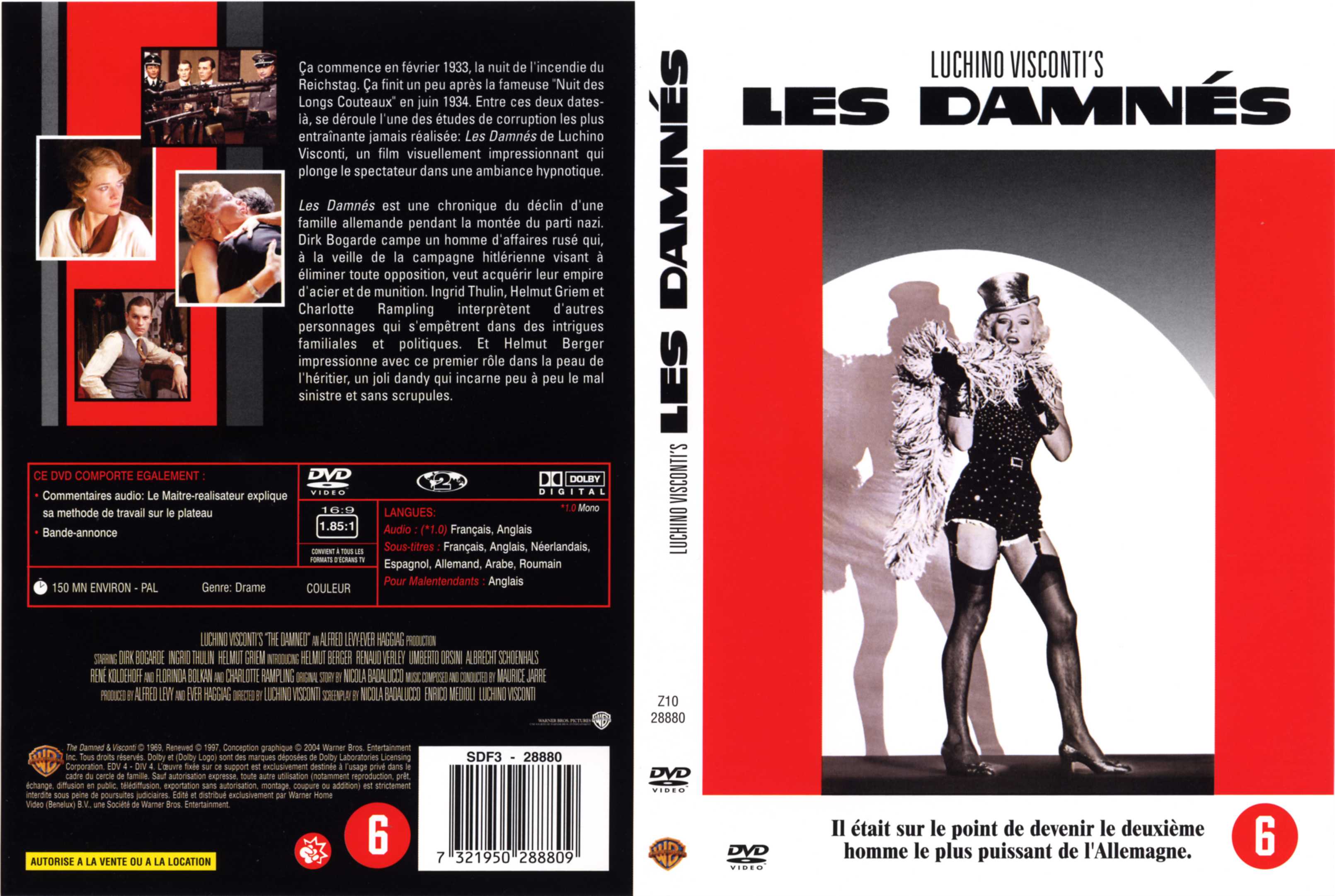 Jaquette DVD Les damns