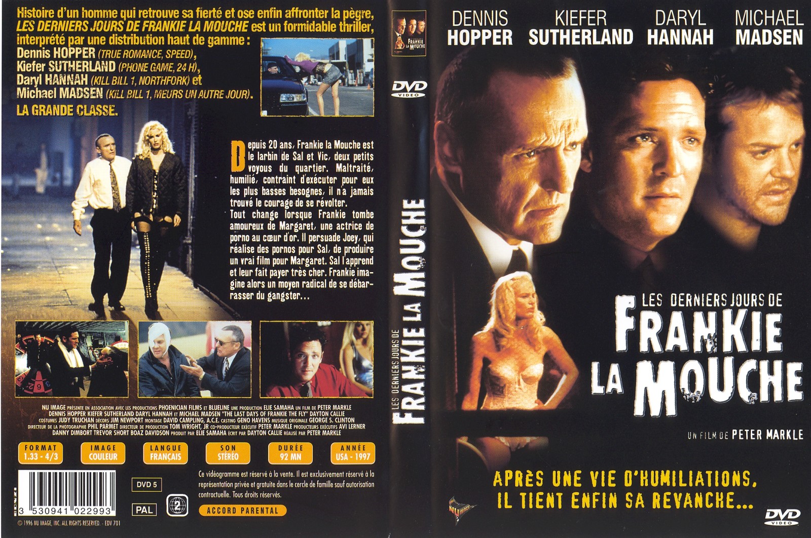 Jaquette DVD Les derniers jours de Frankie la mouche