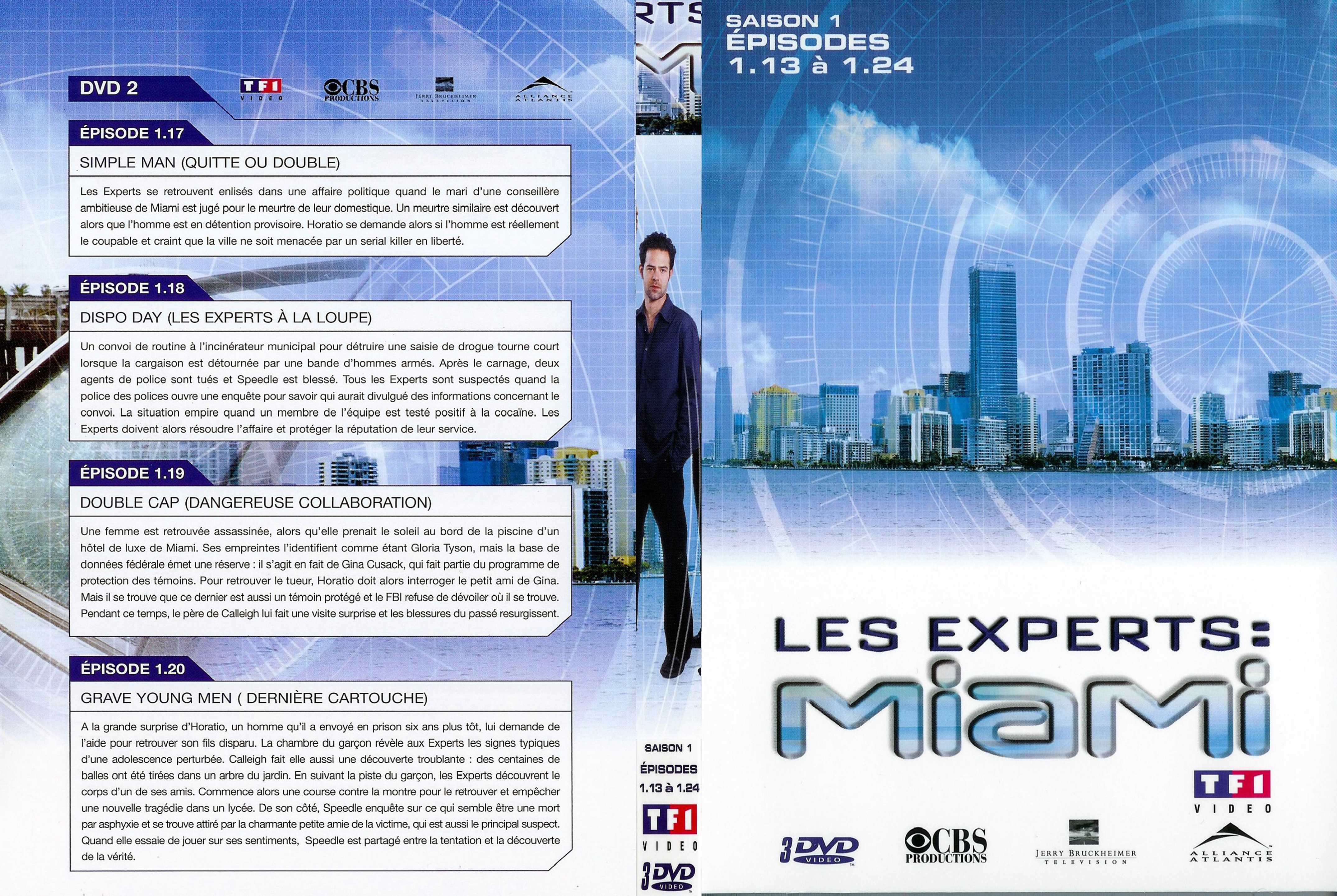 Jaquette DVD Les experts Miami saison 1 vol 2 dvd 2