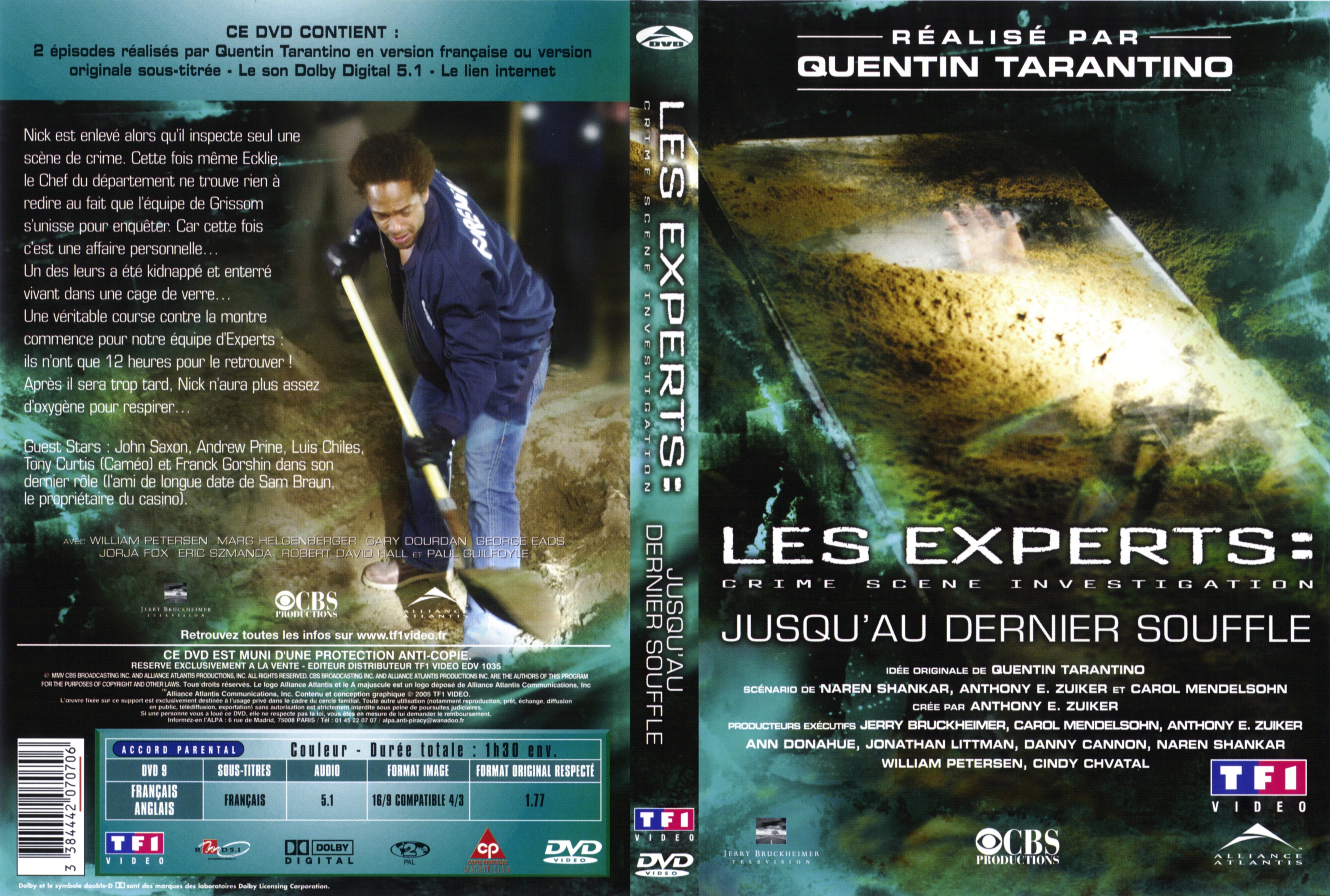 Jaquette DVD Les experts - Jusqu