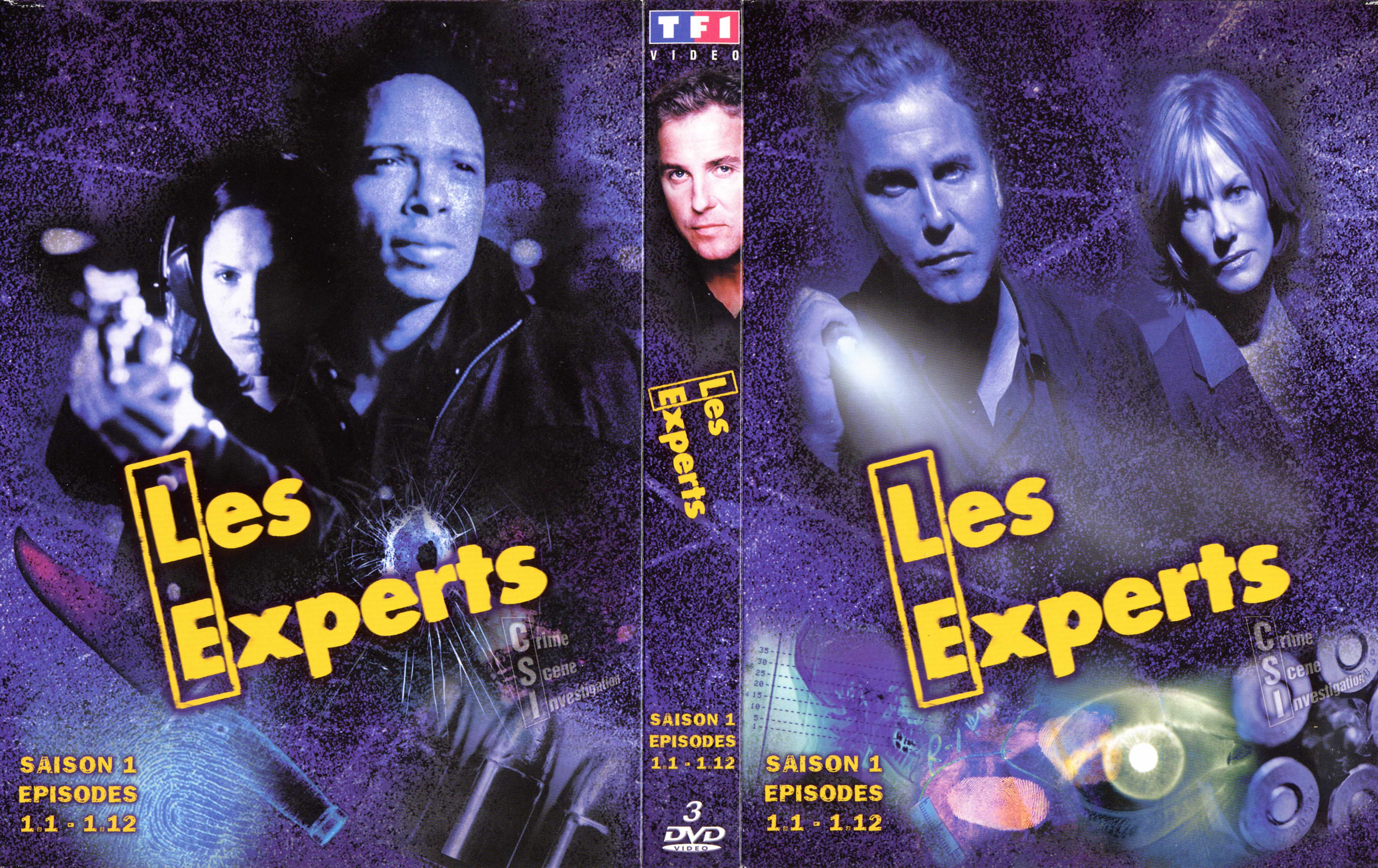 Jaquette DVD Les experts saison 1 vol 01 COFFRET