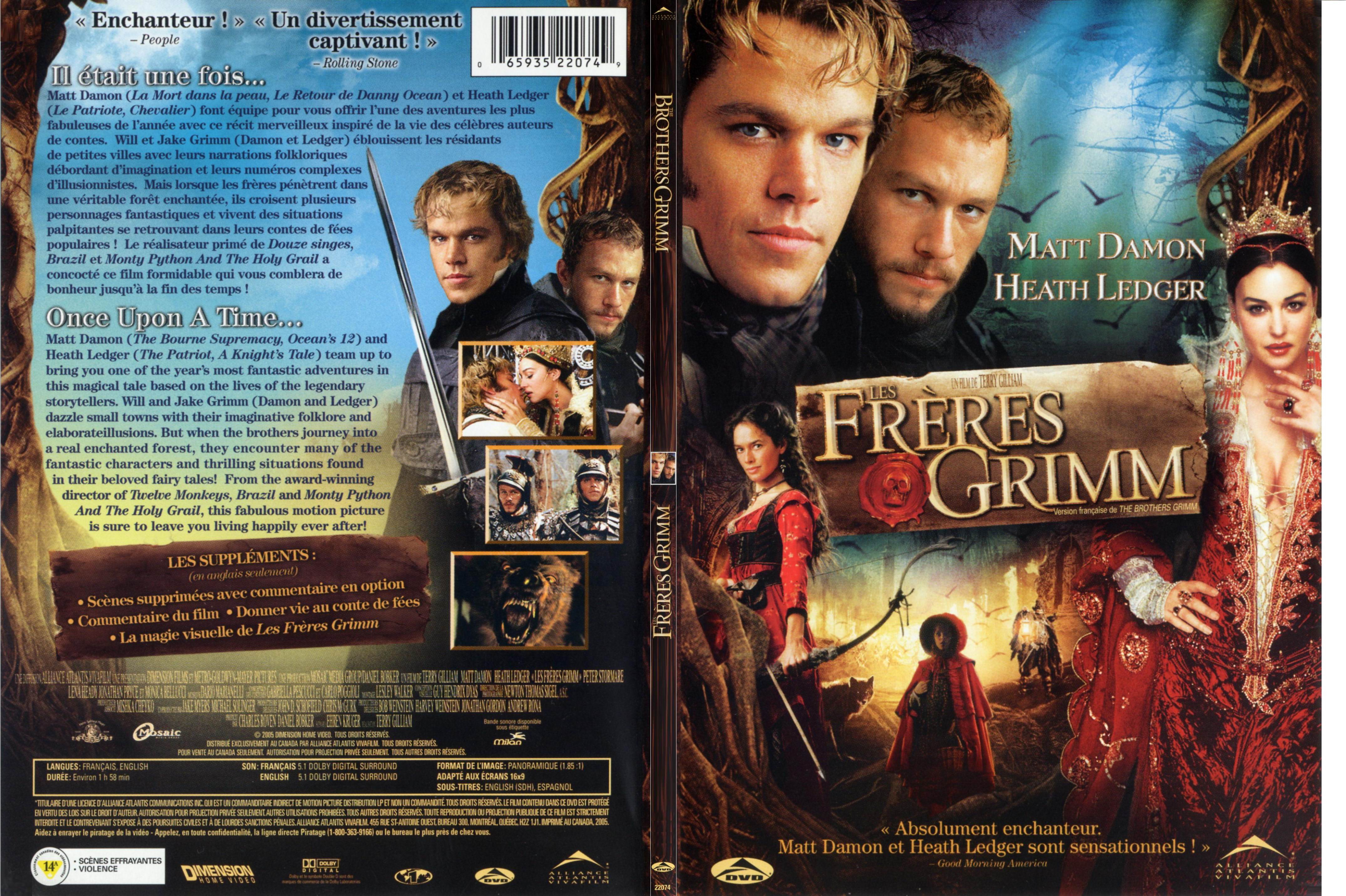Jaquette DVD Les frres Grimm - SLIM