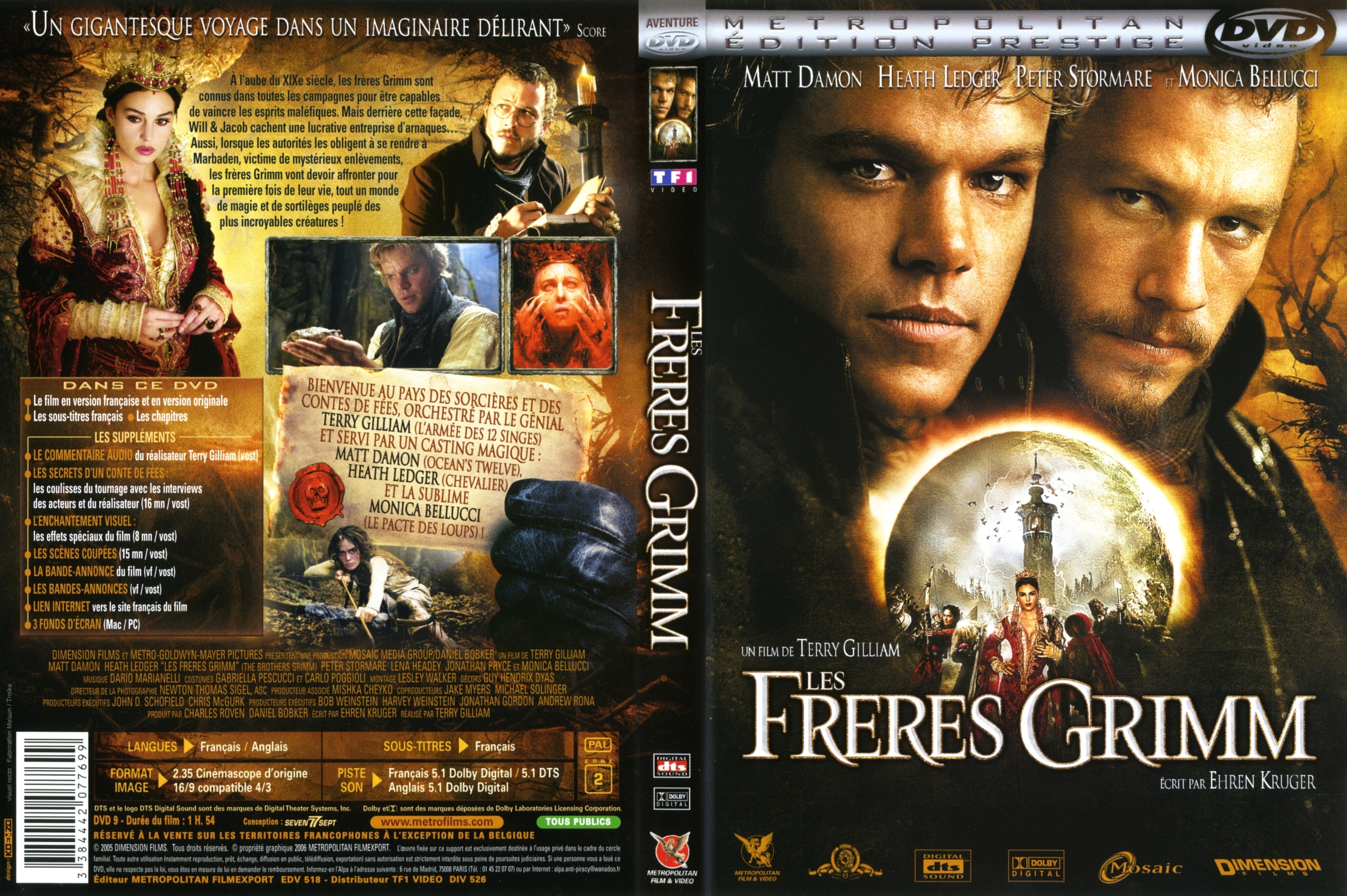 Jaquette DVD Les frres Grimm v2