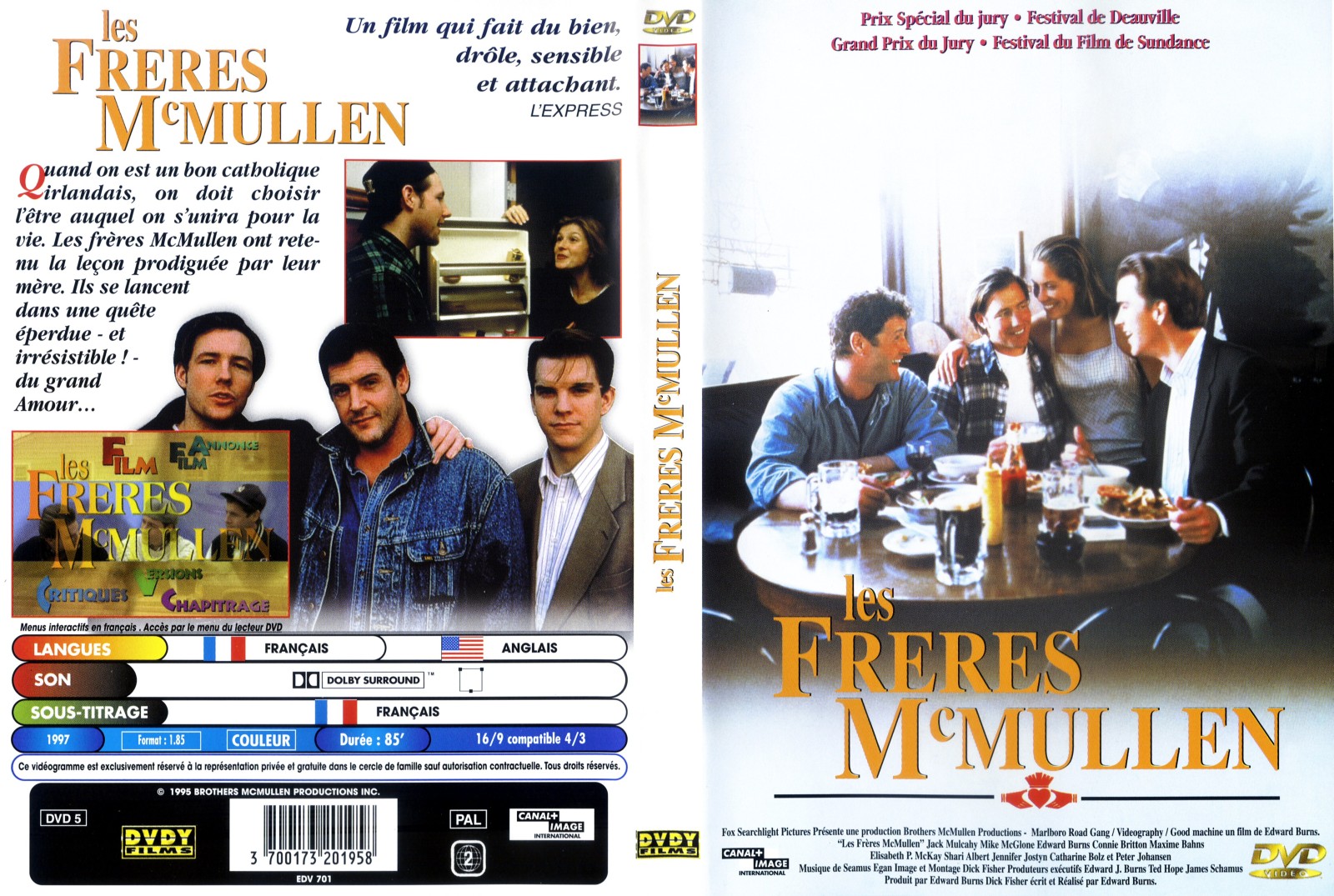 Jaquette DVD Les frres McMullen