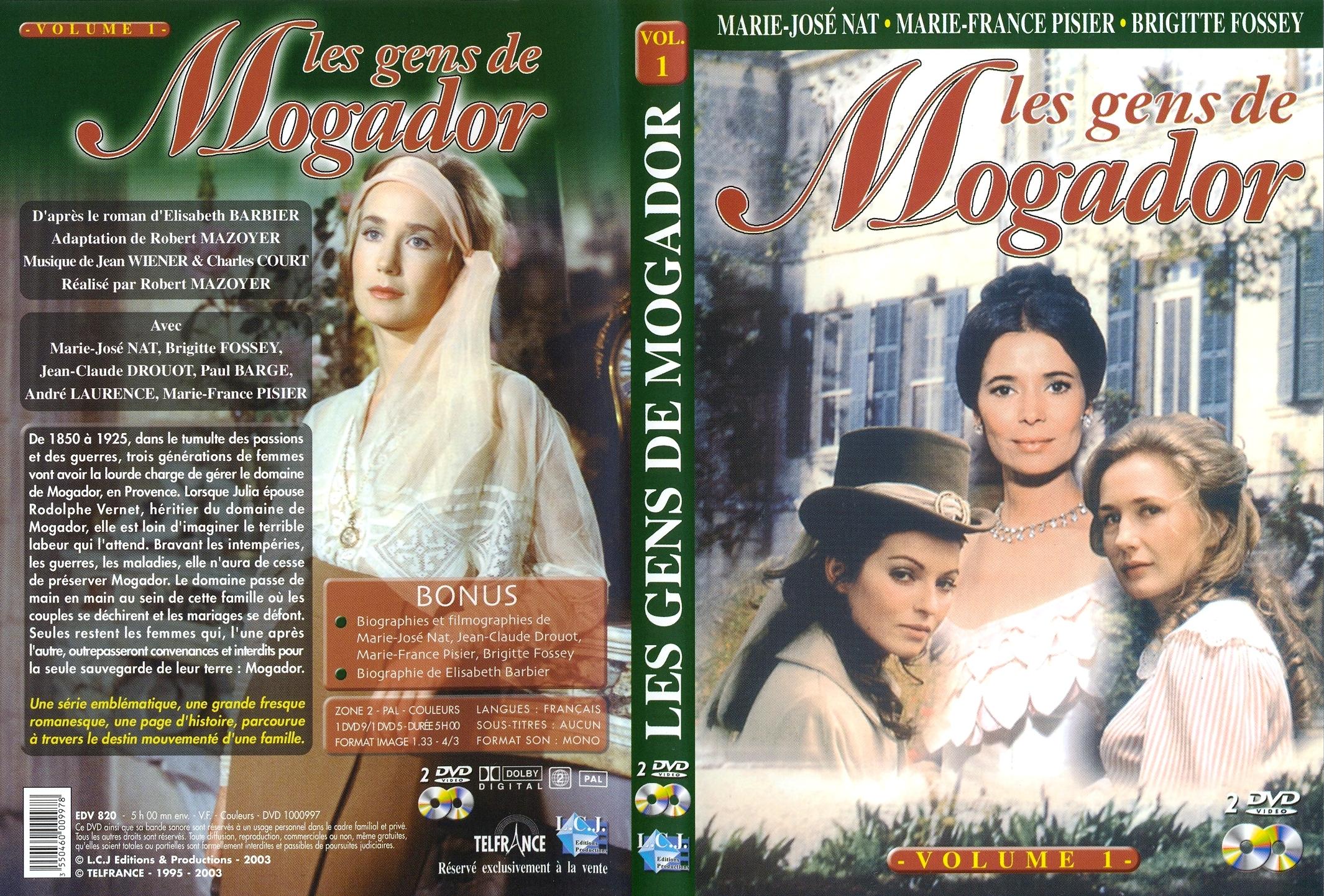 Jaquette DVD Les gens de Mogador vol  1