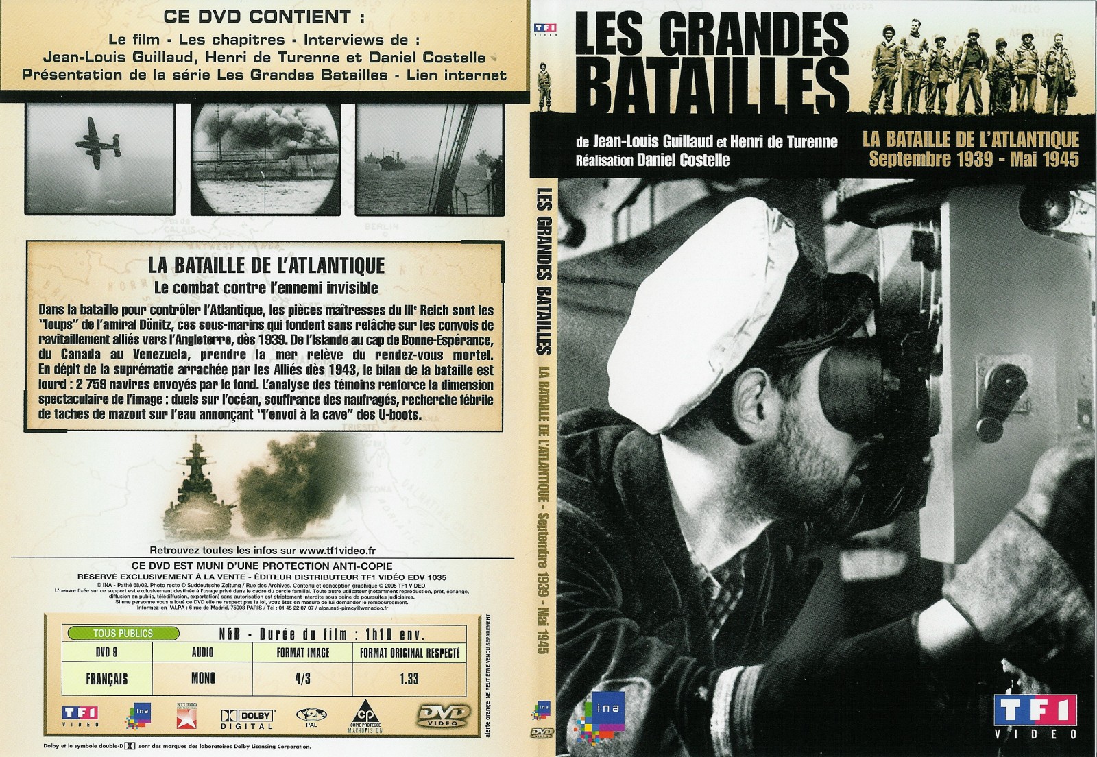 Jaquette DVD Les grandes batailles - La bataille de l