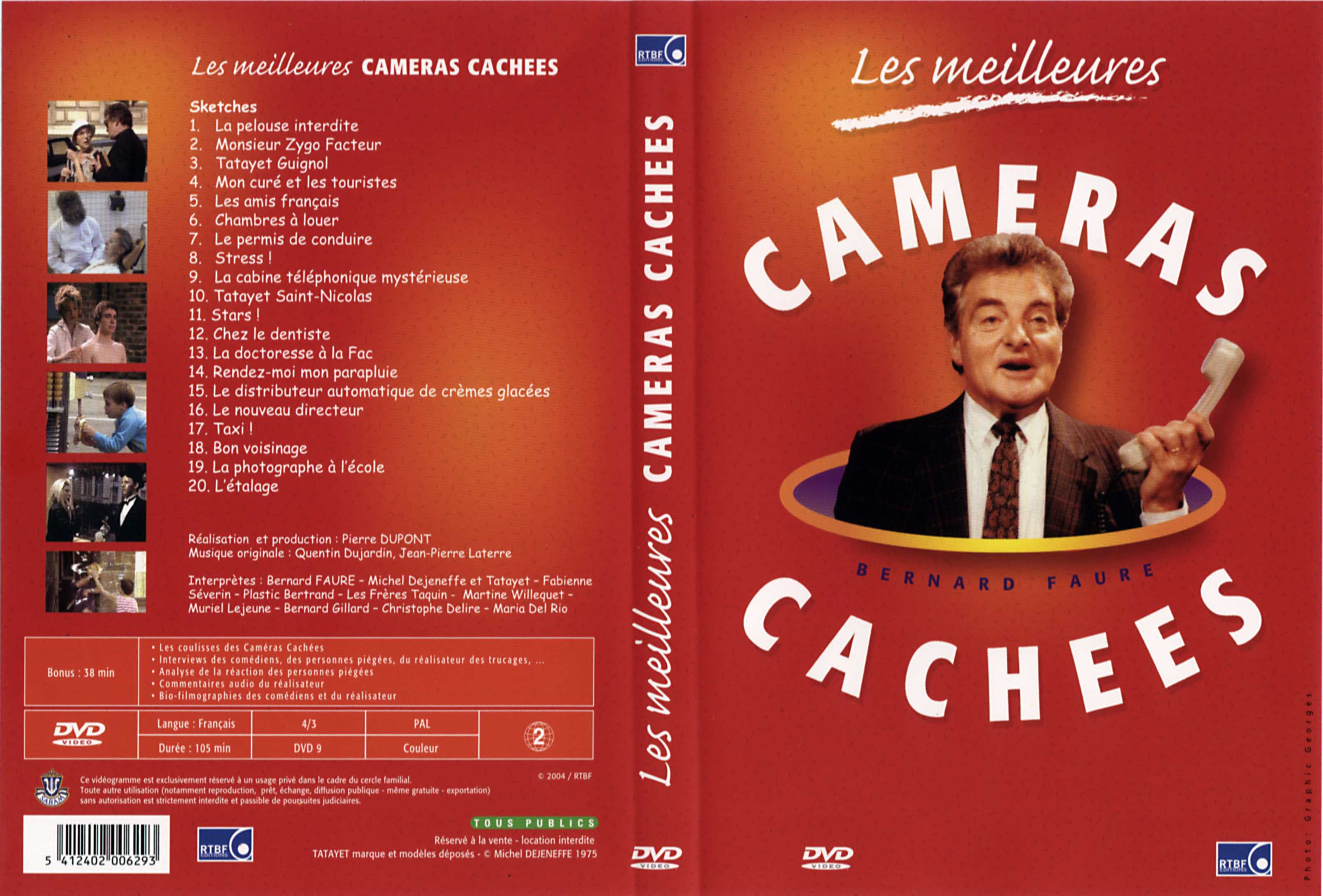 Jaquette DVD Les meilleures camras caches