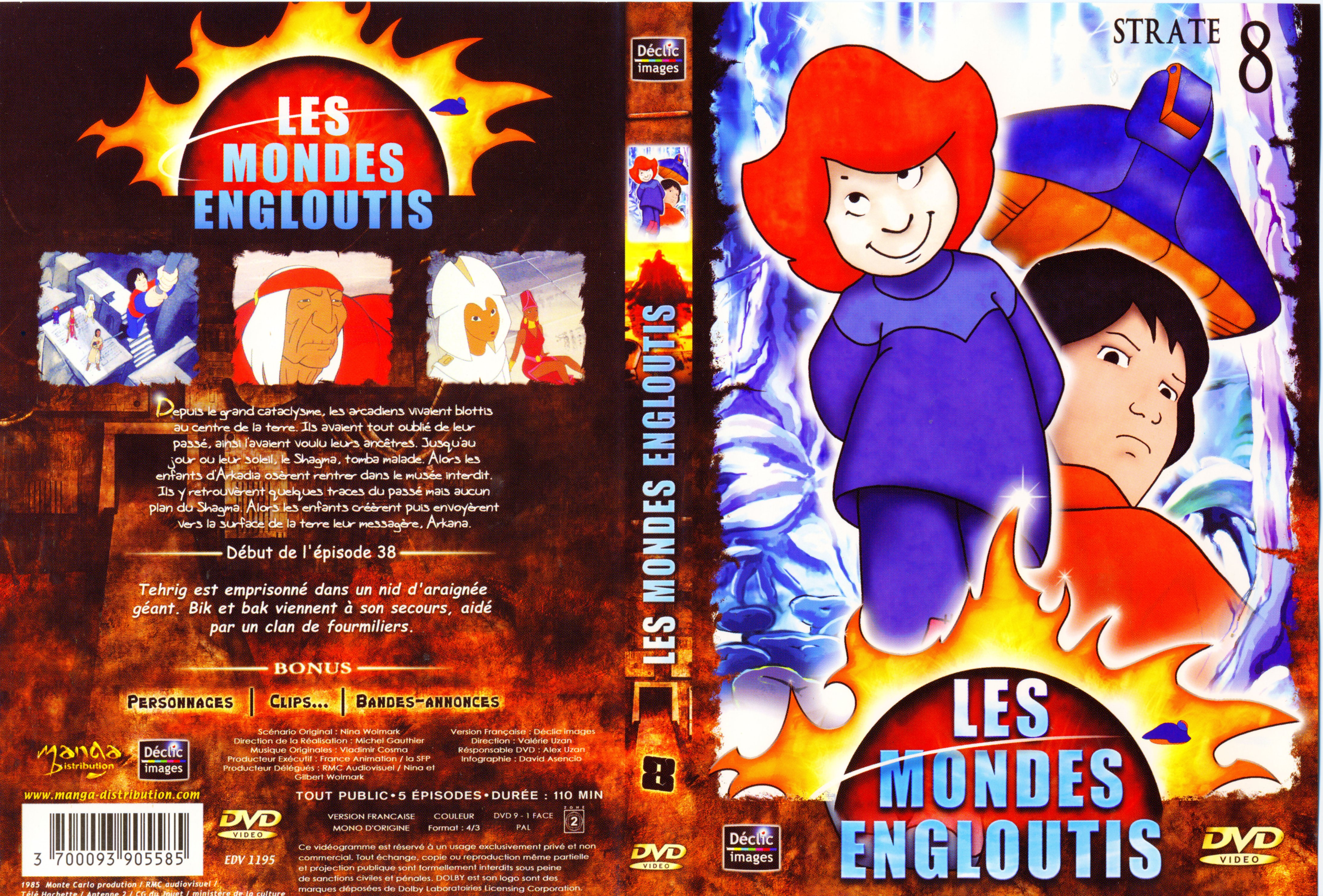 Jaquette DVD Les mondes engloutis vol 08