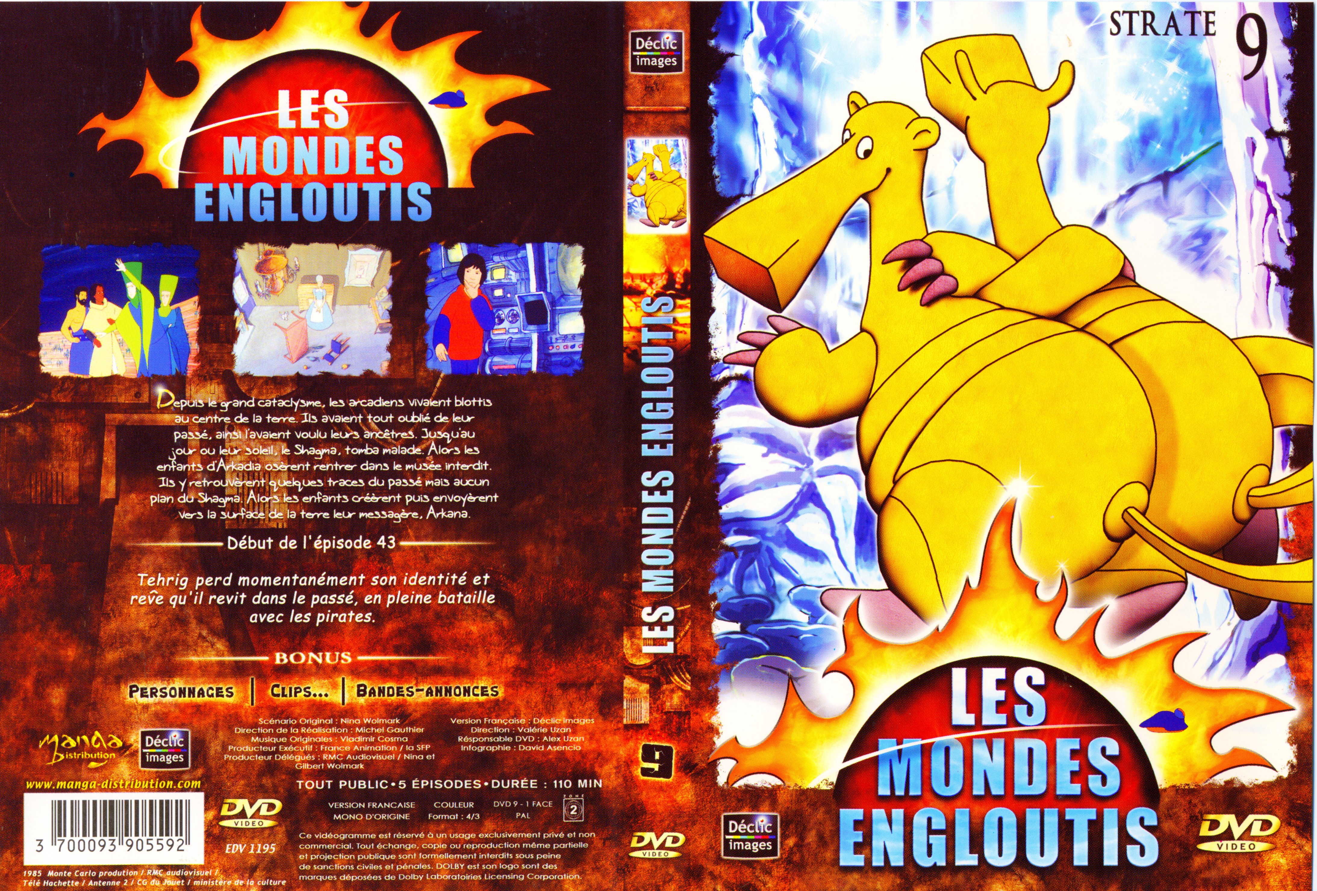 Jaquette DVD Les mondes engloutis vol 09