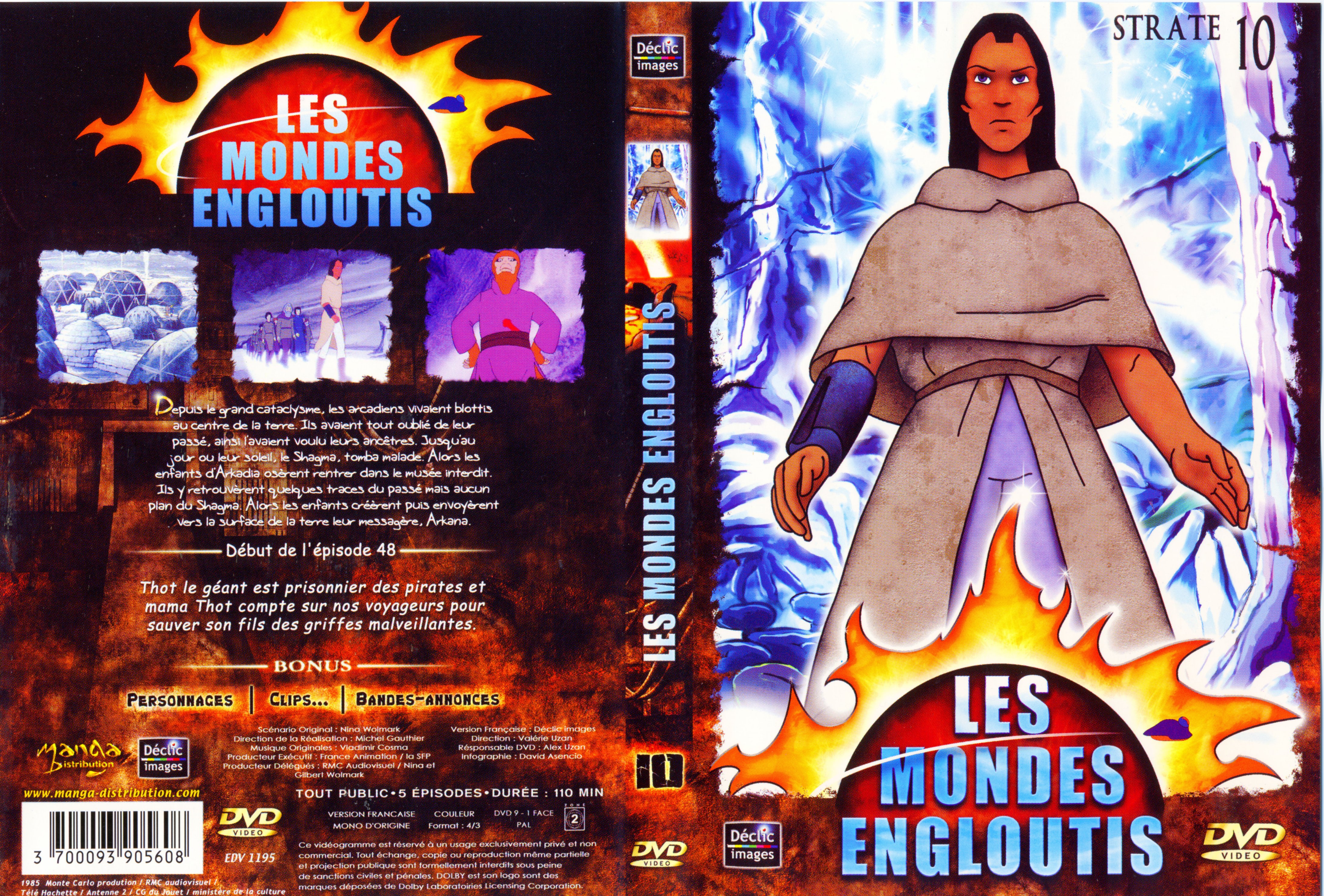 Jaquette DVD Les mondes engloutis vol 10