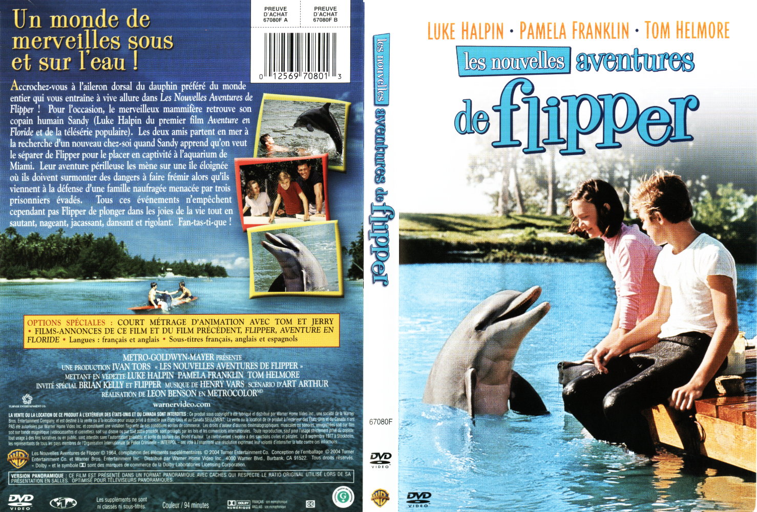 Jaquette DVD Les nouvelles aventures de Flipper