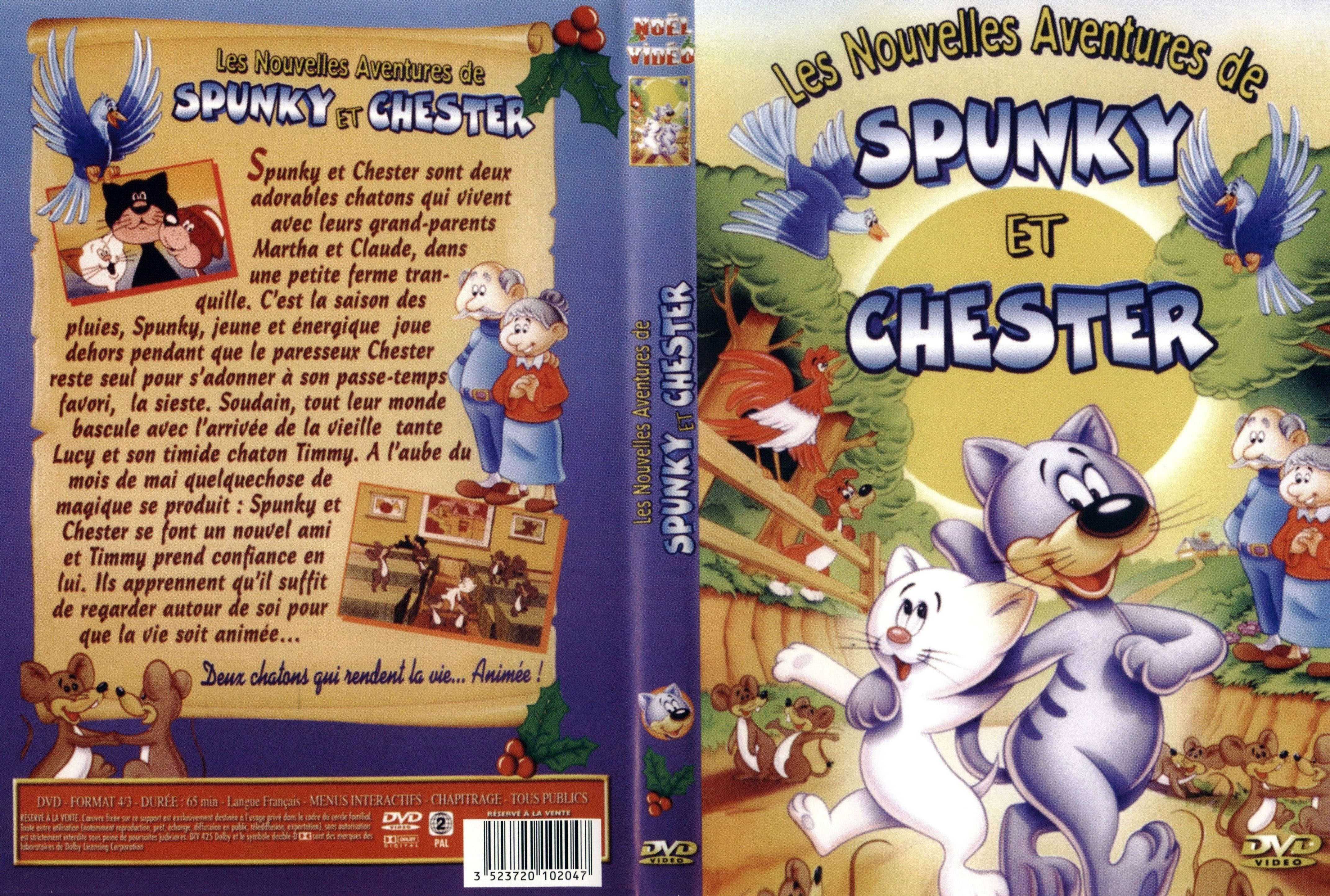 Jaquette DVD Les nouvelles aventures spunky et chester