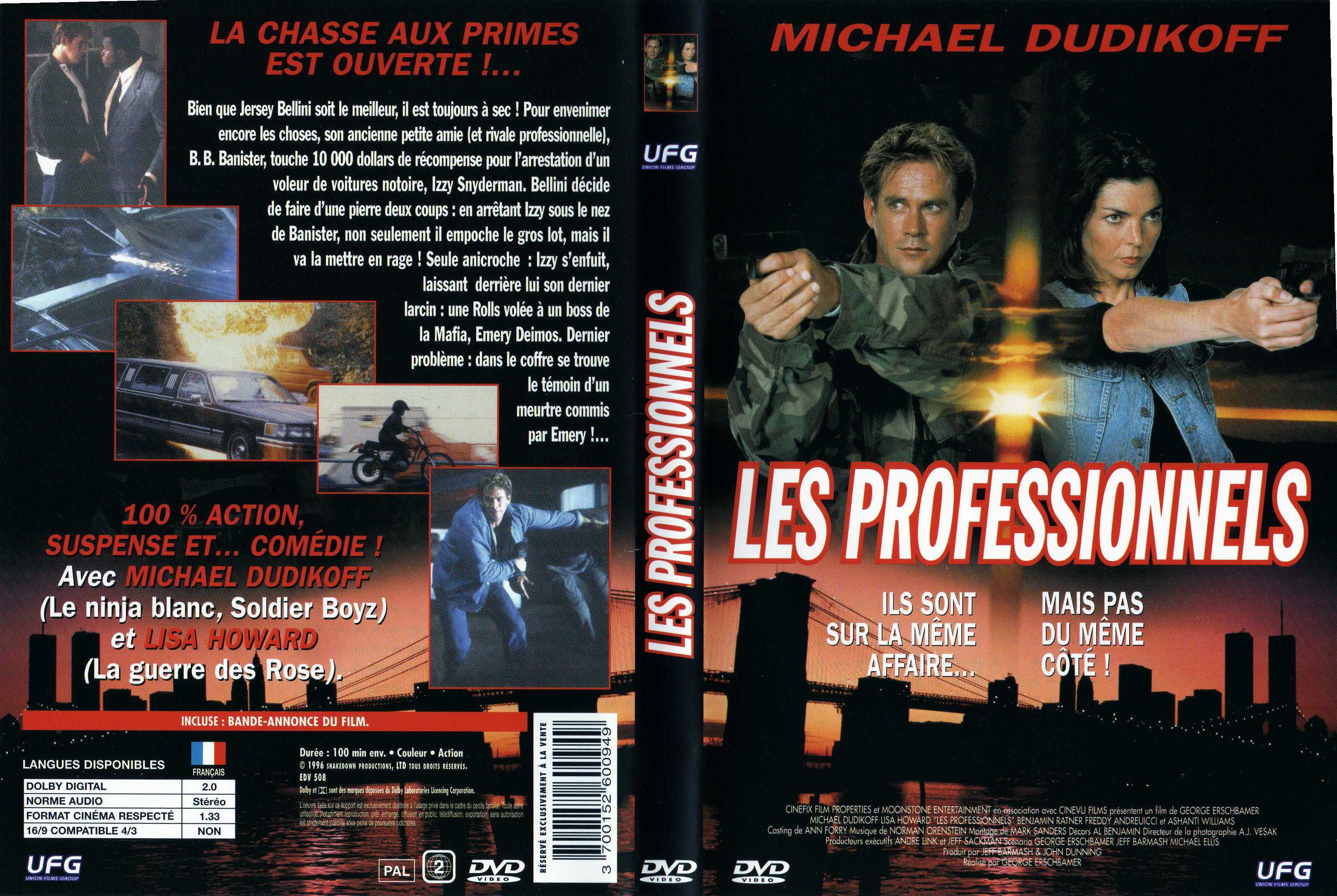 Jaquette DVD Les professionnels (Dudikoff)