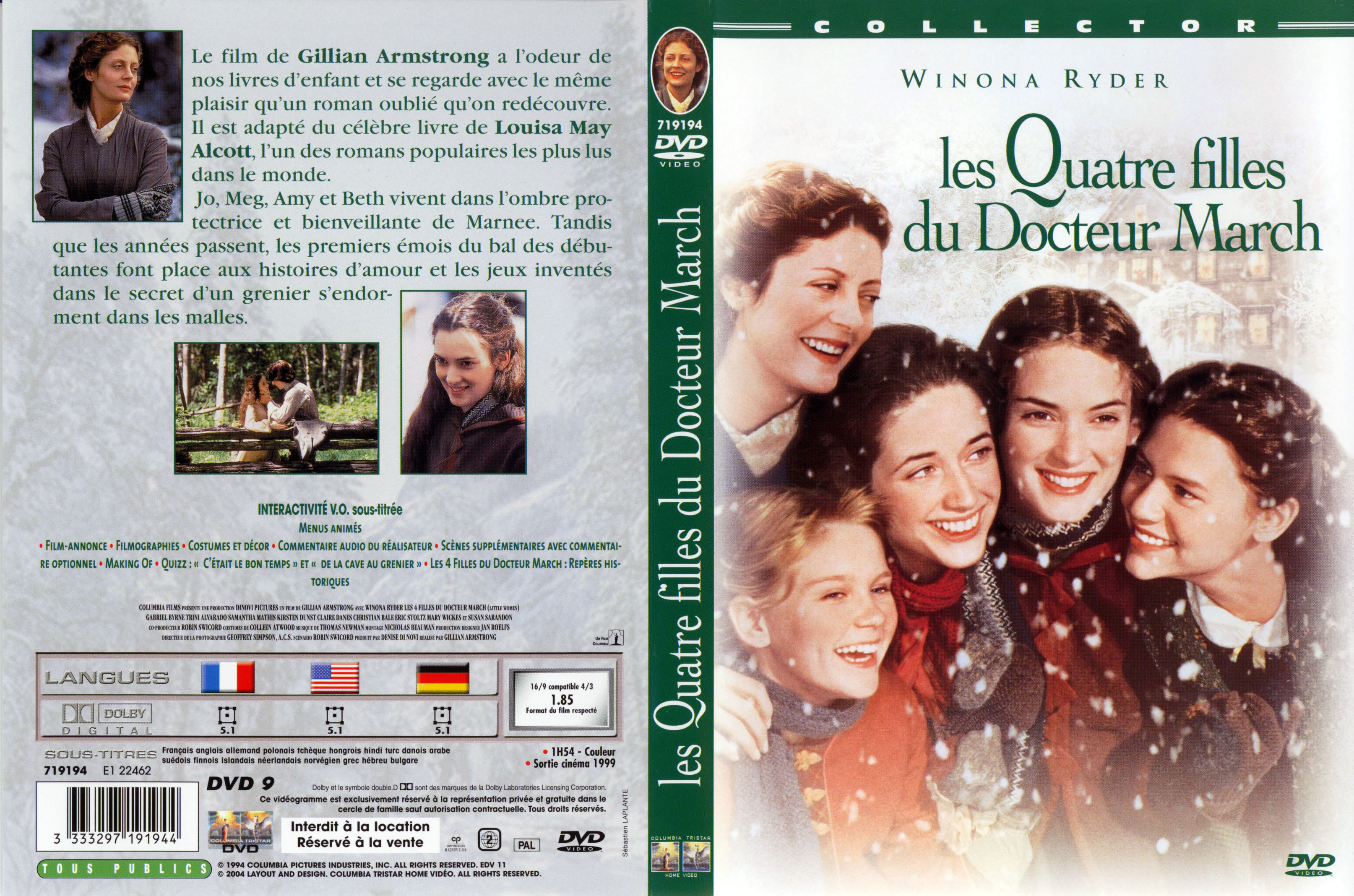 Jaquette DVD Les quatre filles du docteur March