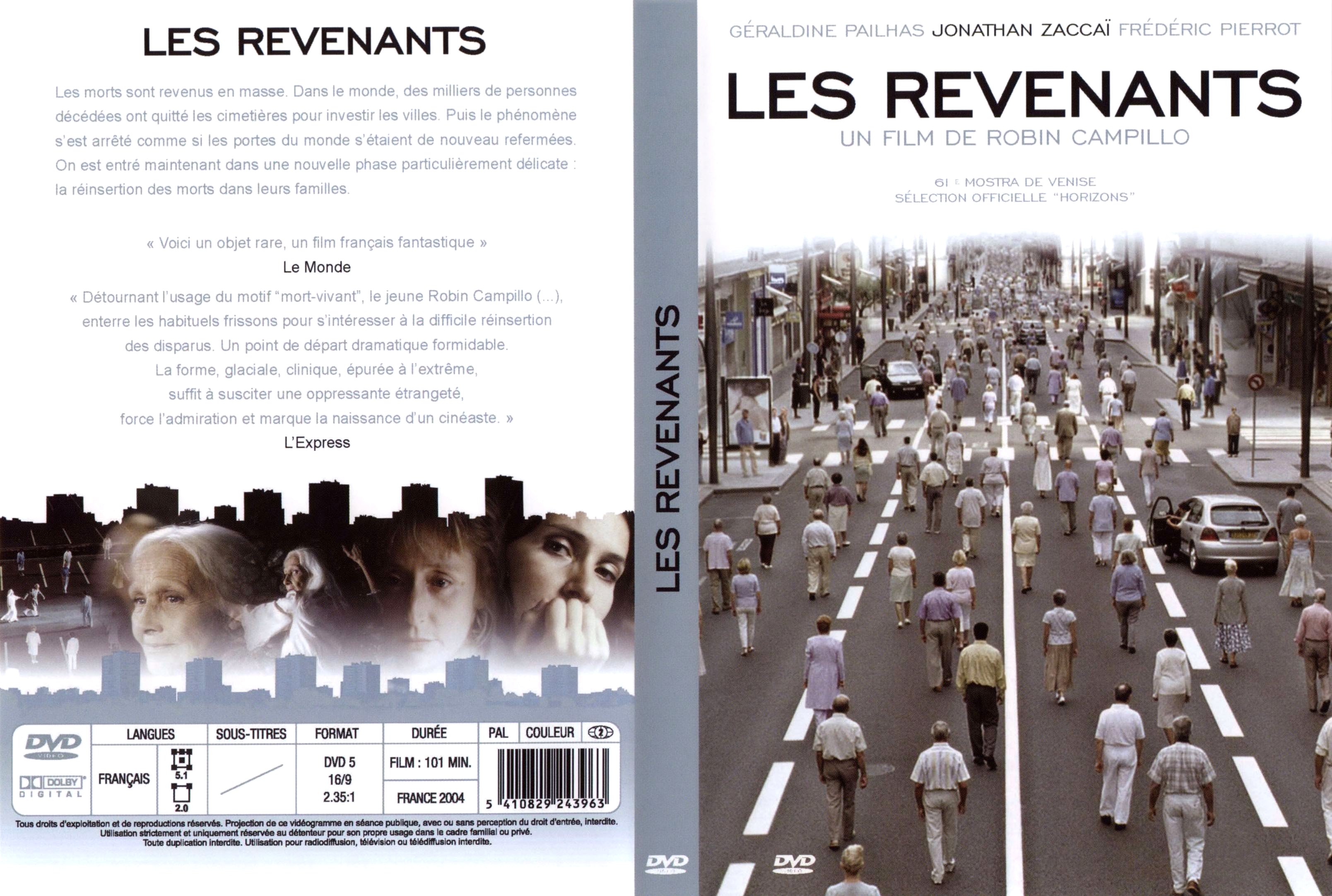 Jaquette DVD Les revenants v2