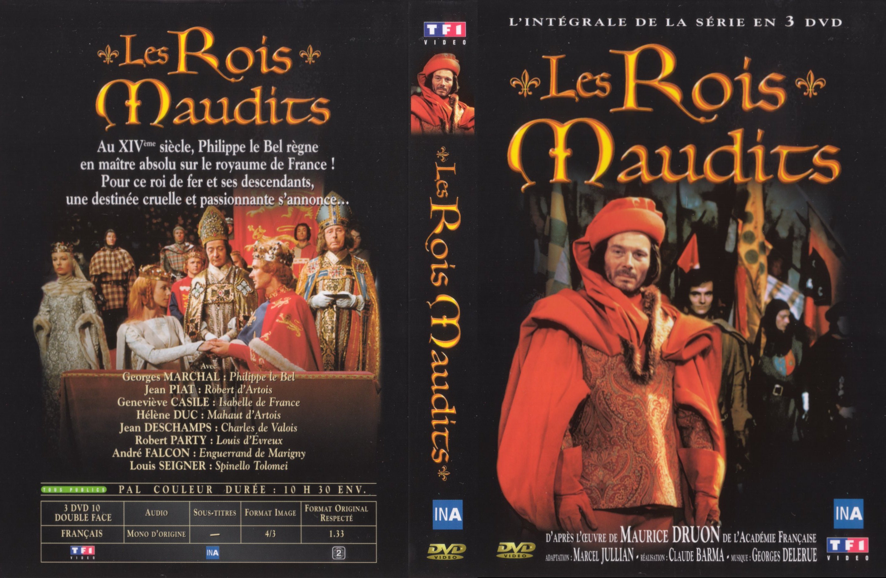 Jaquette DVD Les rois maudits (Barma)