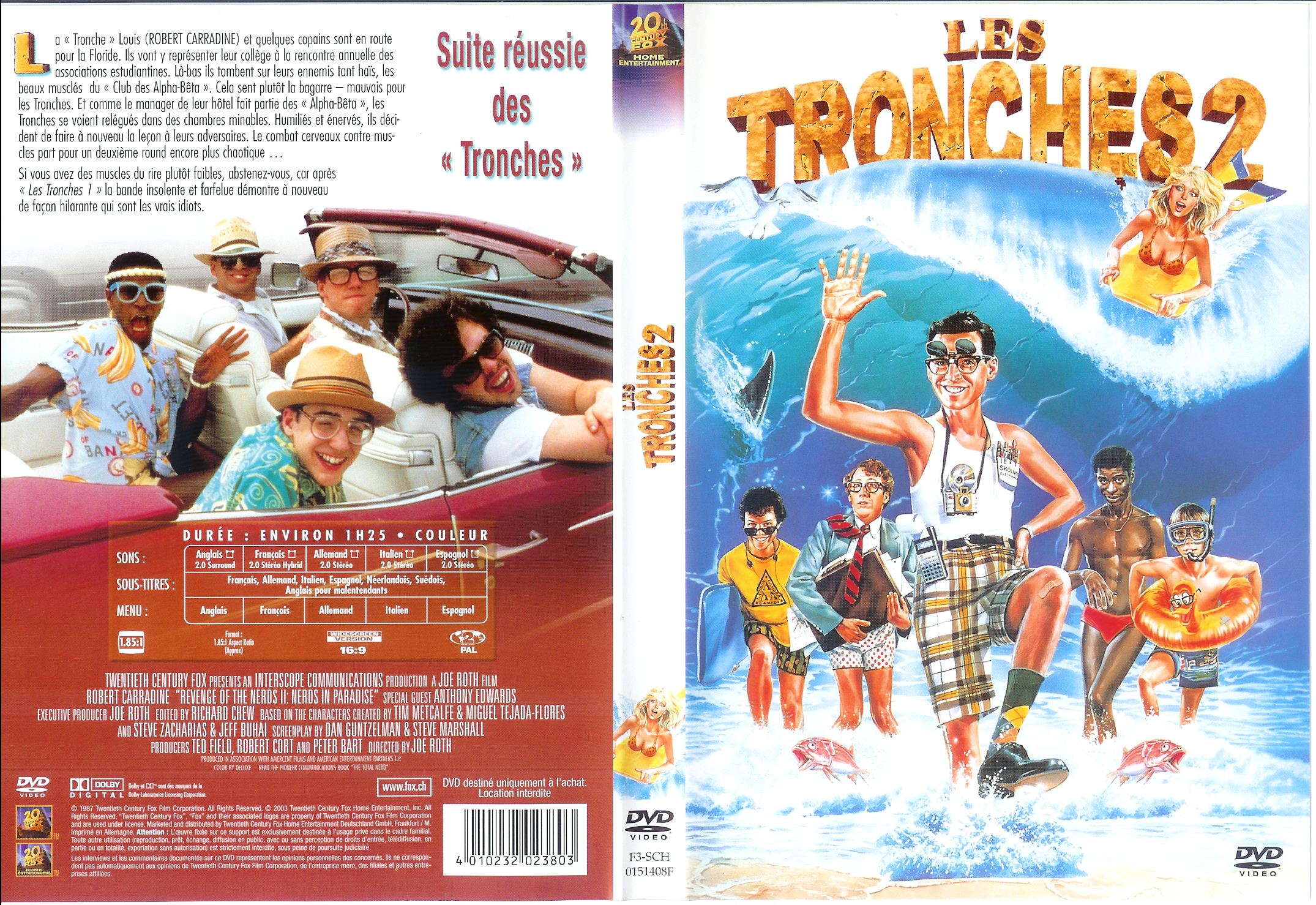 Jaquette DVD Les tronches 2