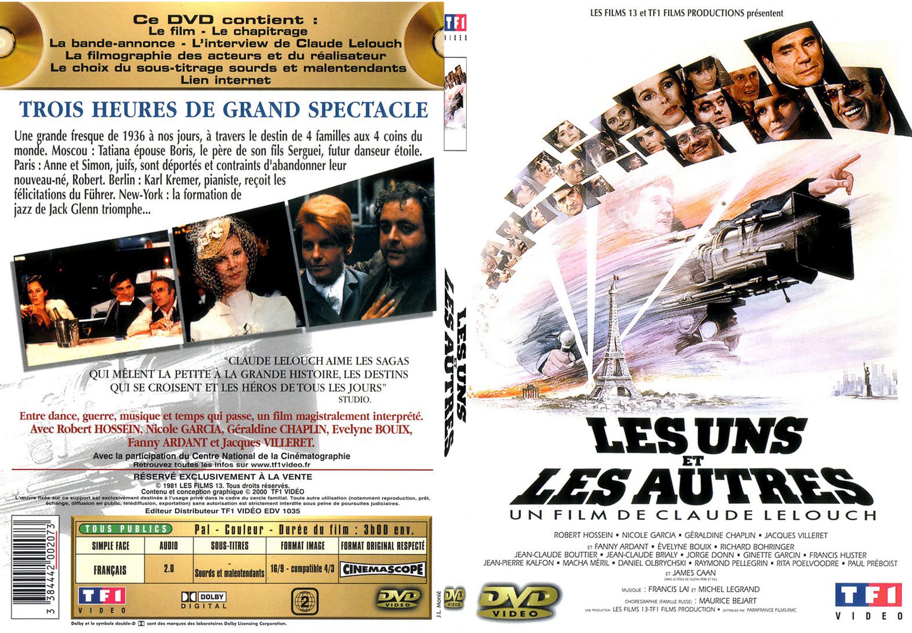 Jaquette DVD Les uns et les autres - SLIM