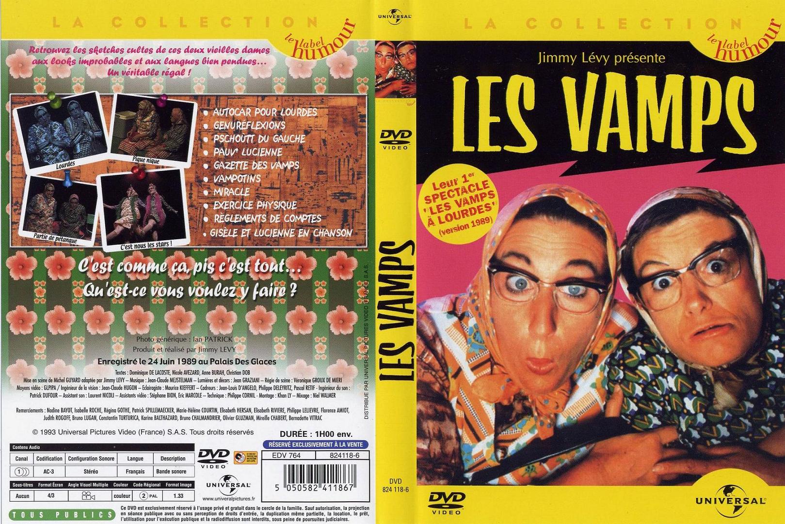 Jaquette DVD Les vamps - 1er spectacle