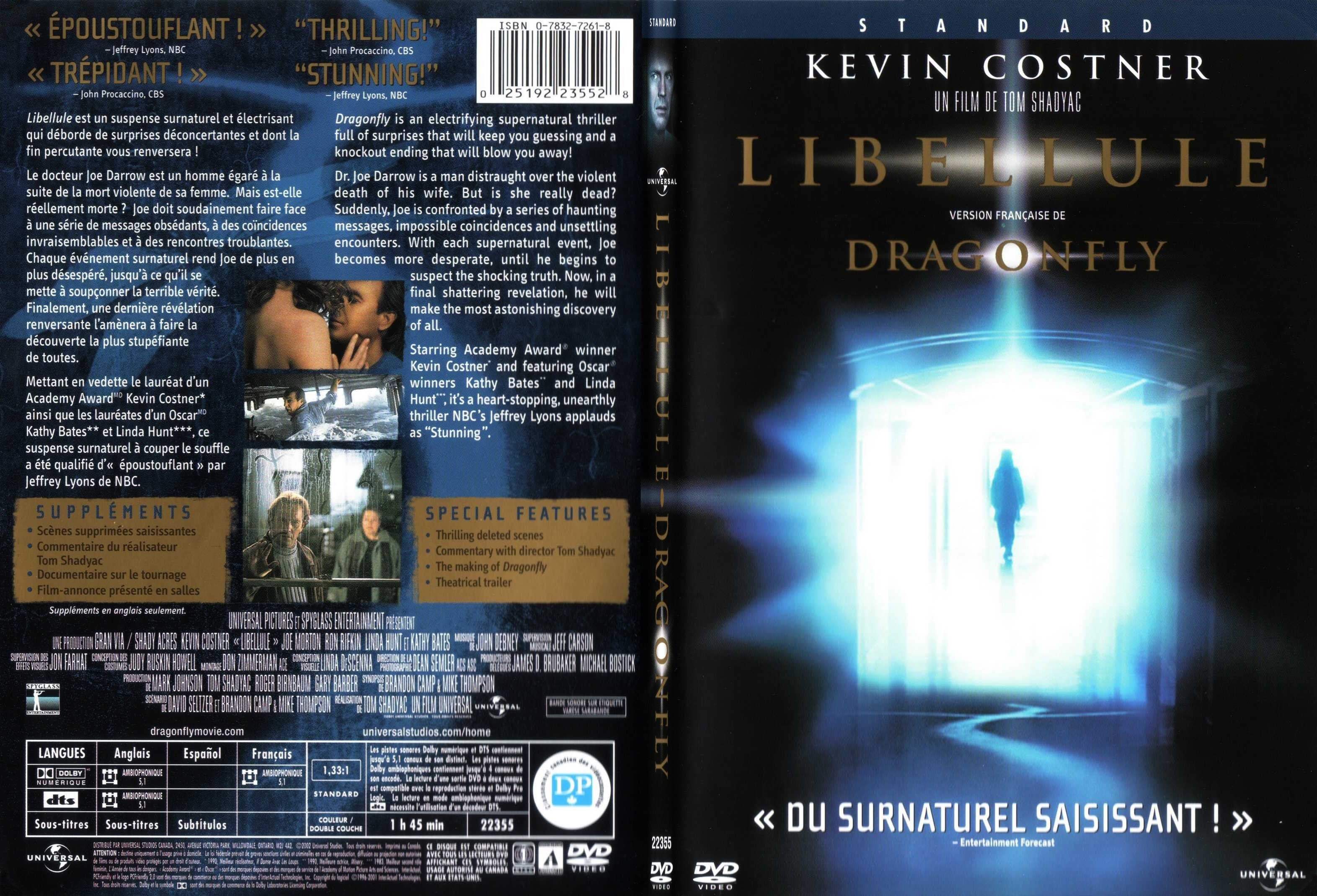Jaquette DVD Libellule - SLIM