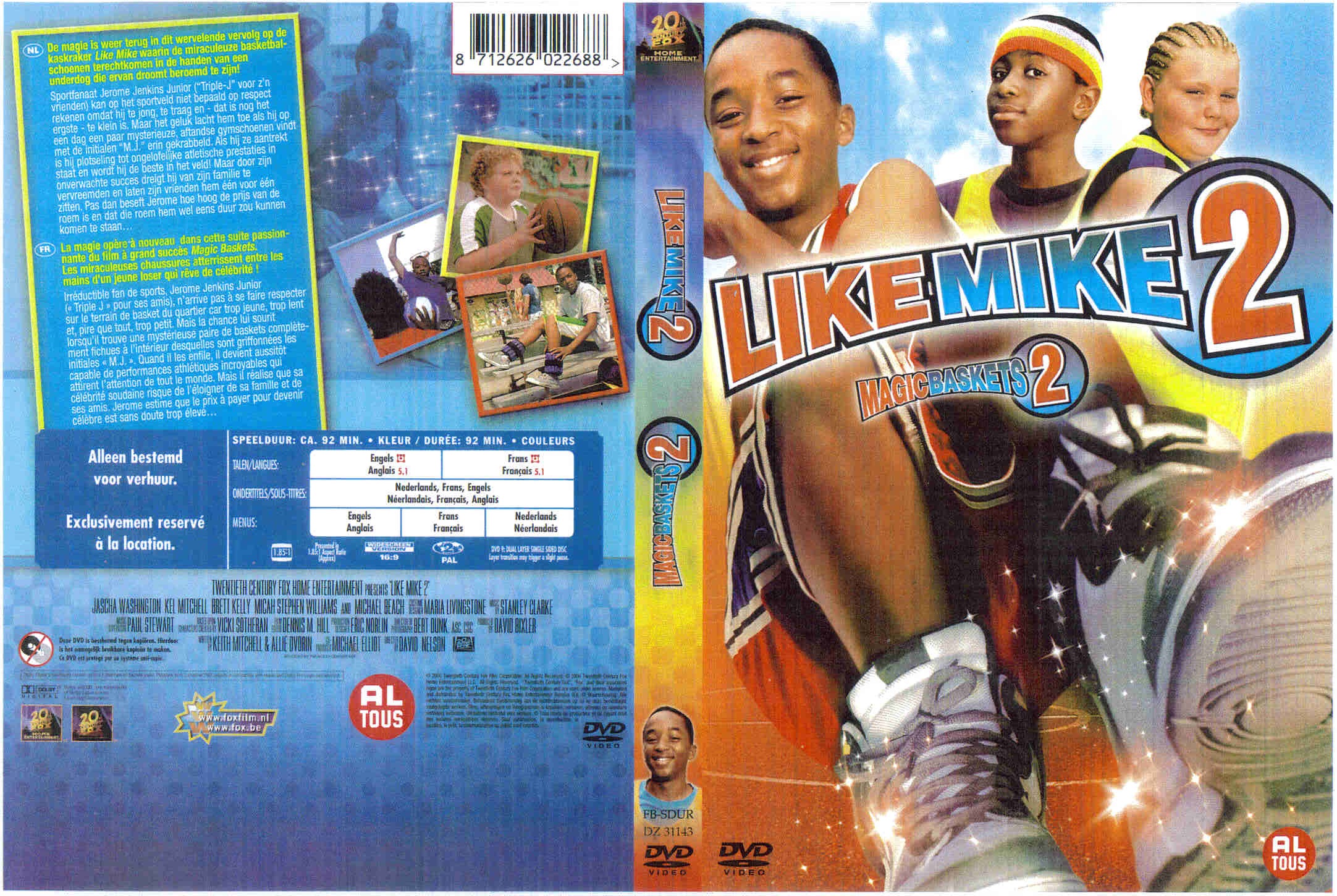 Jaquette DVD Like Mike 2