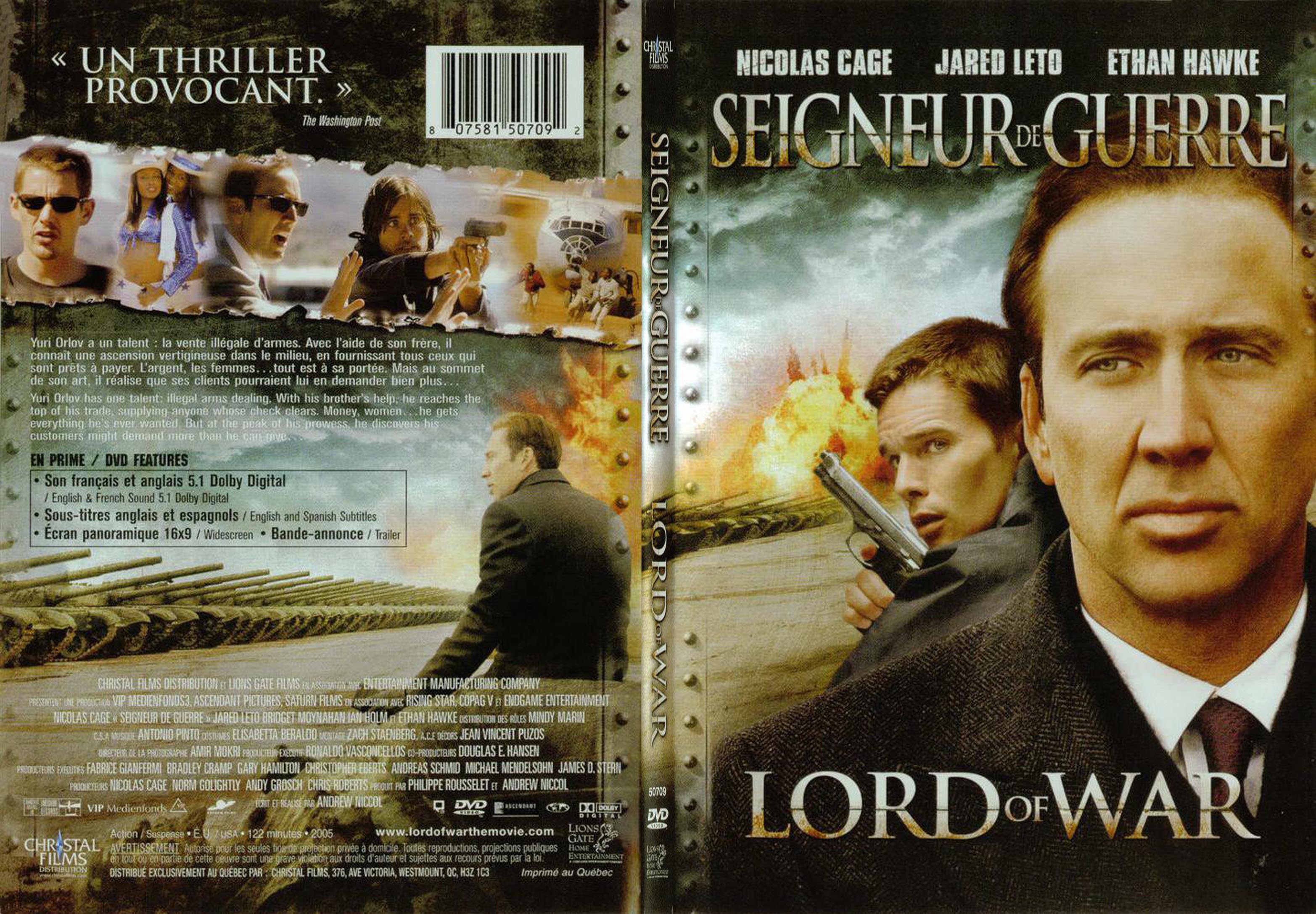 Jaquette DVD Lord of war - SLIM