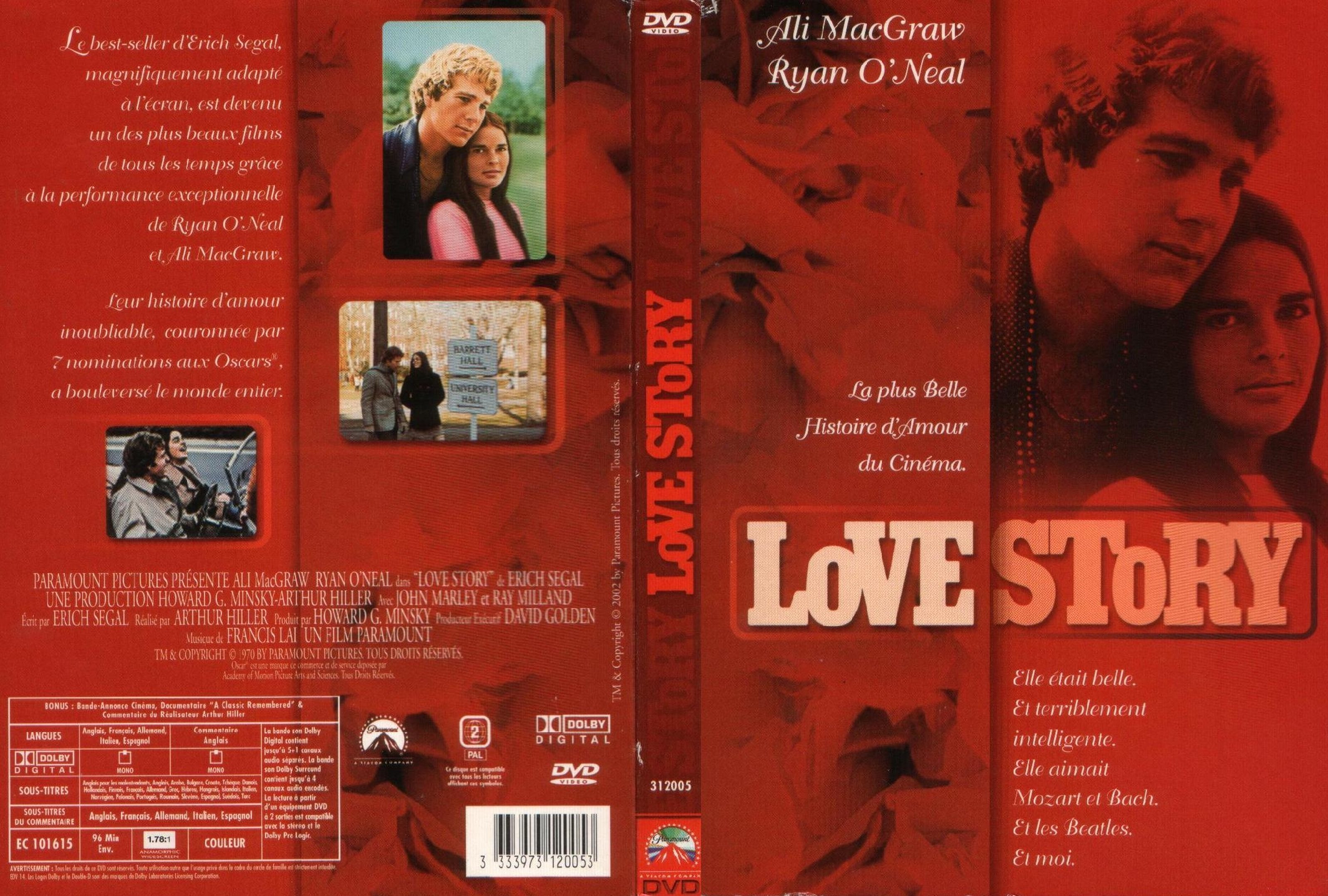 Jaquette DVD Love story