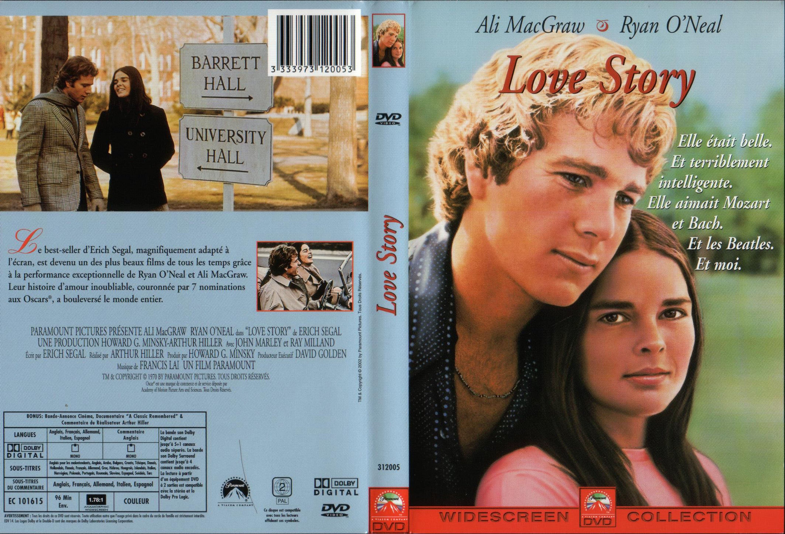 Jaquette DVD Love story v2