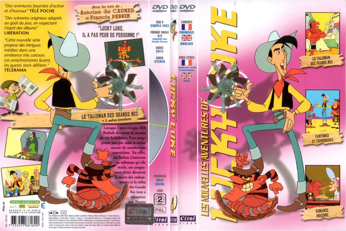 Jaquette DVD Lucky Luke - 2 - SLIM