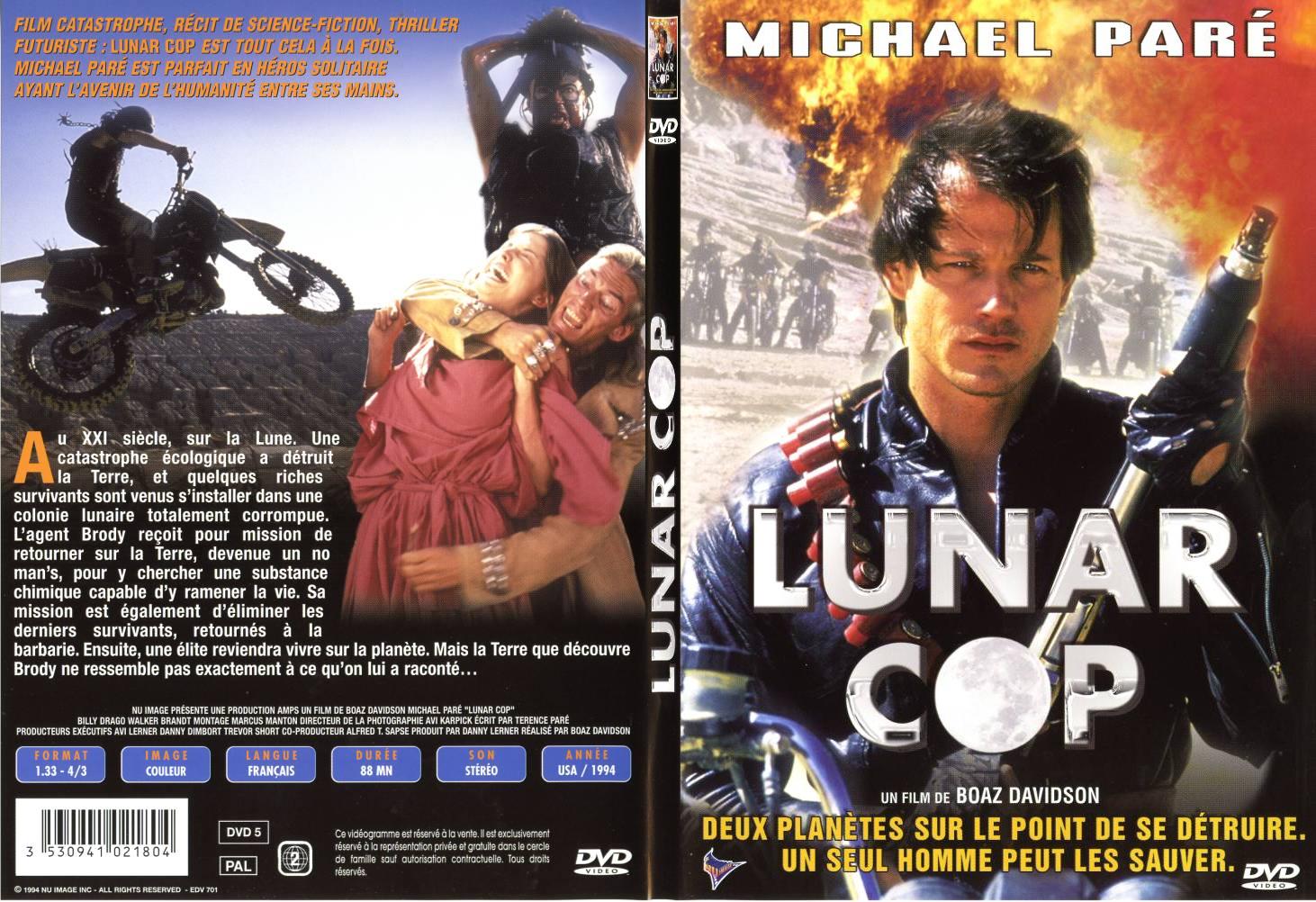Jaquette DVD Lunar cop - SLIM