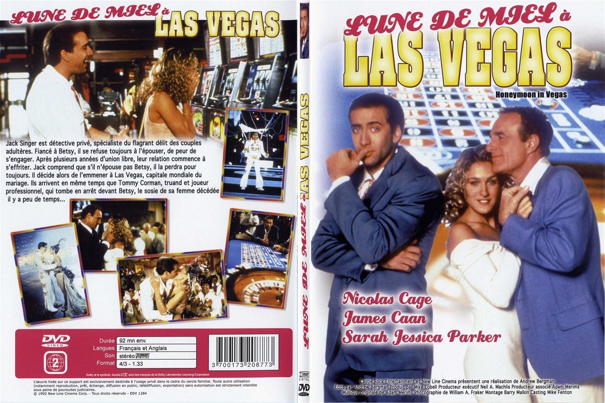 Jaquette DVD Lune de miel  las vegas - SLIM