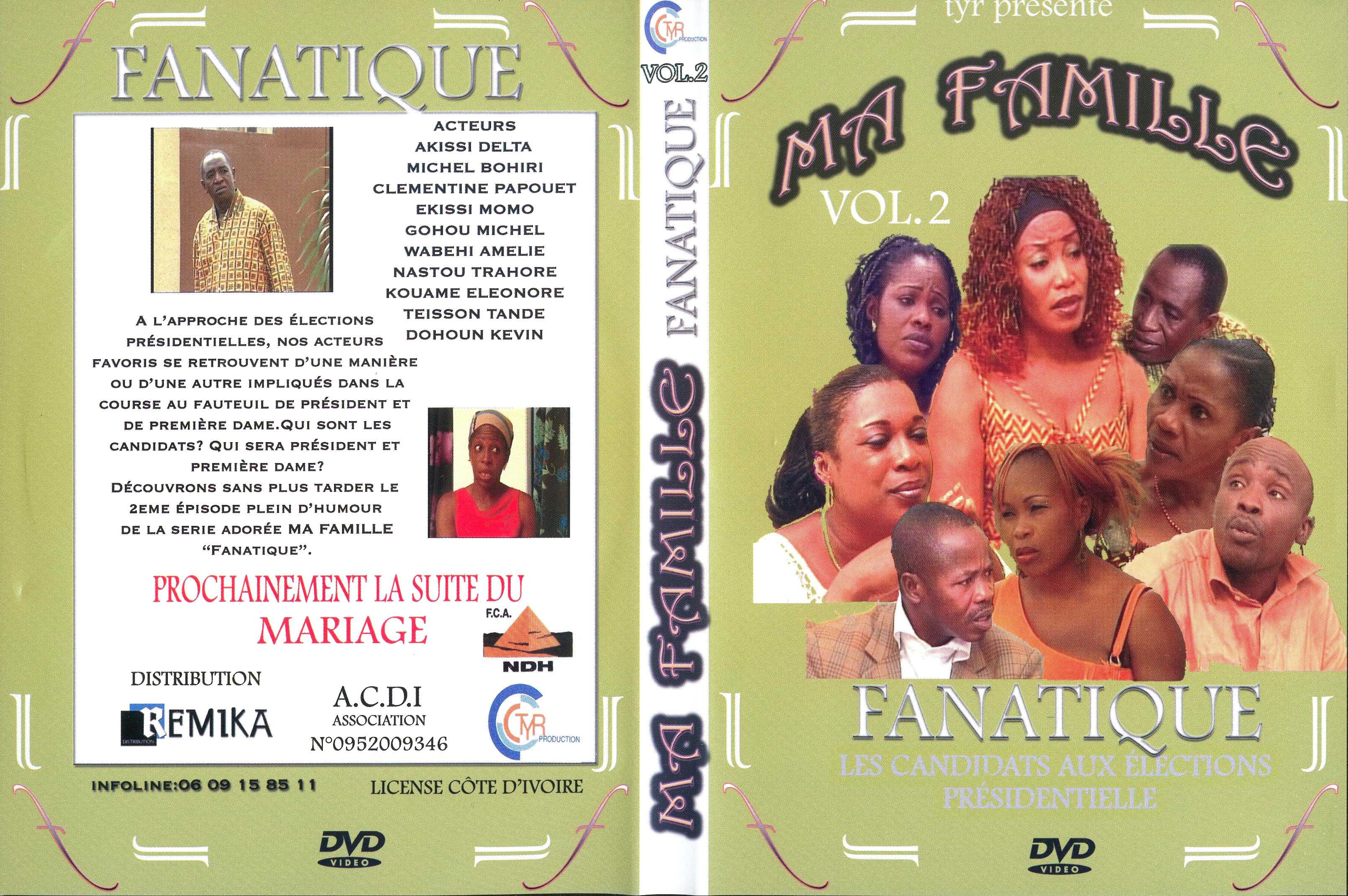 Jaquette DVD Ma famille fanatique vol 2