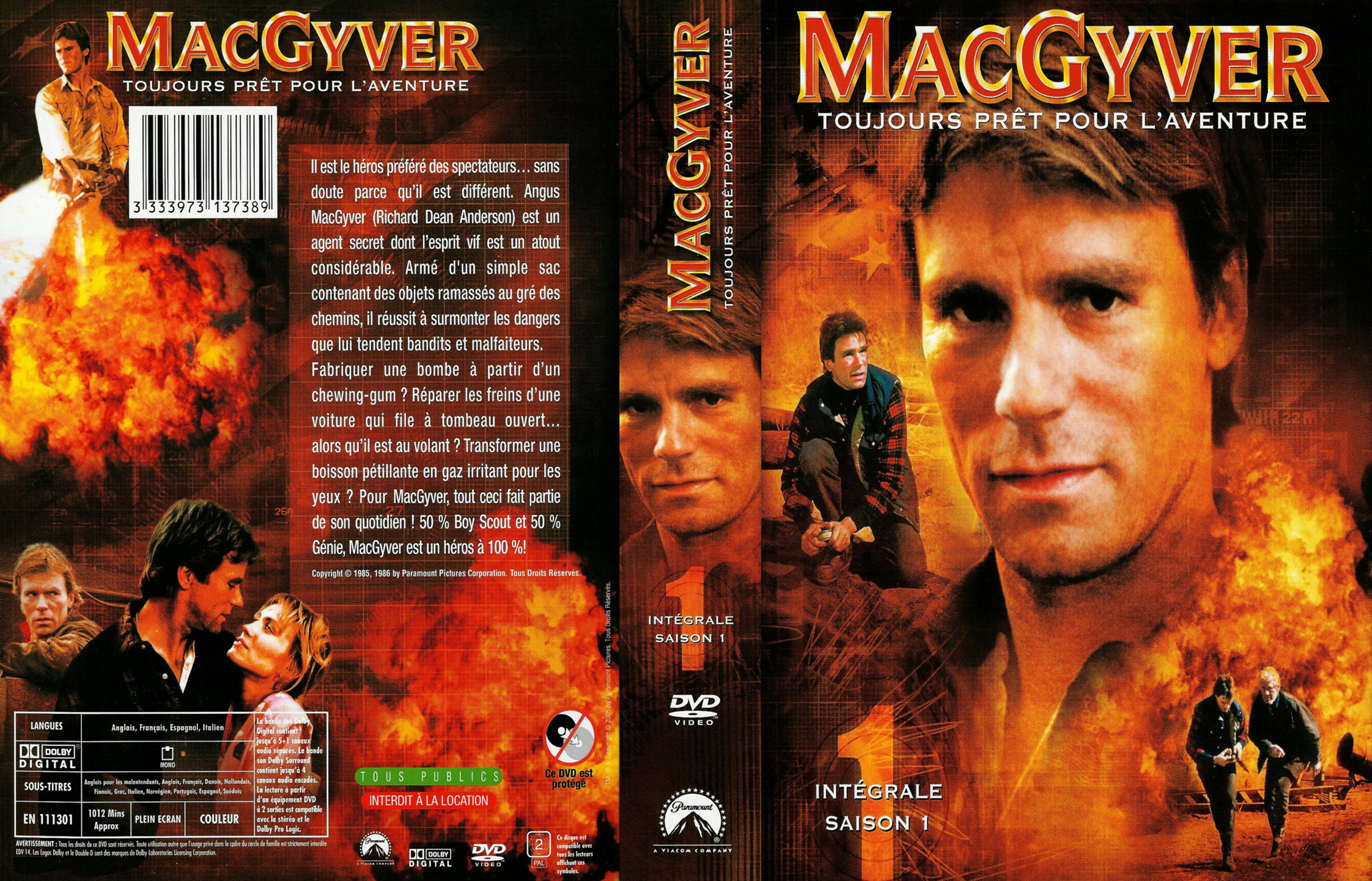 Jaquette DVD MacGyver Saison 1
