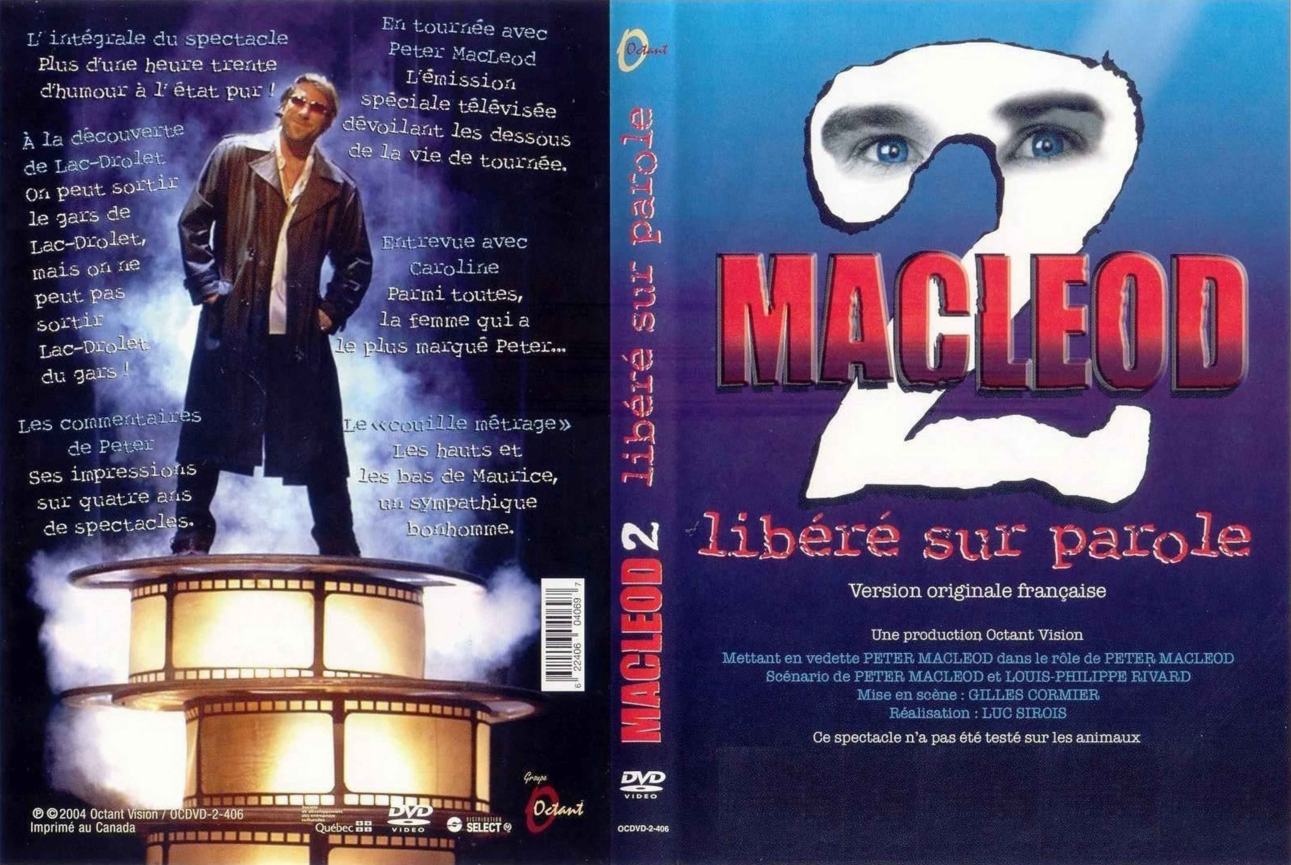 Jaquette DVD Macleod 2 libr sur parole