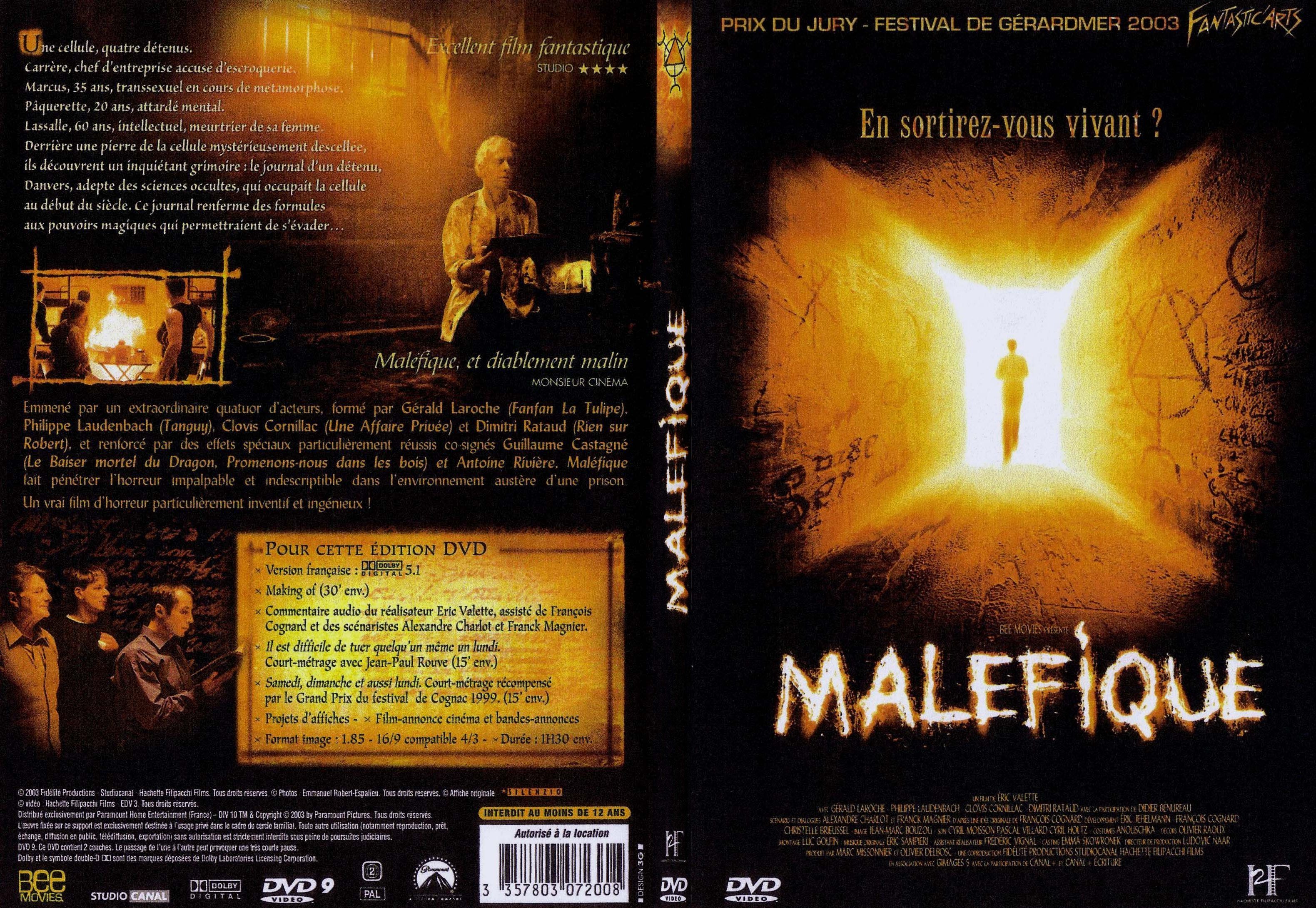 Jaquette DVD Malefique - SLIM