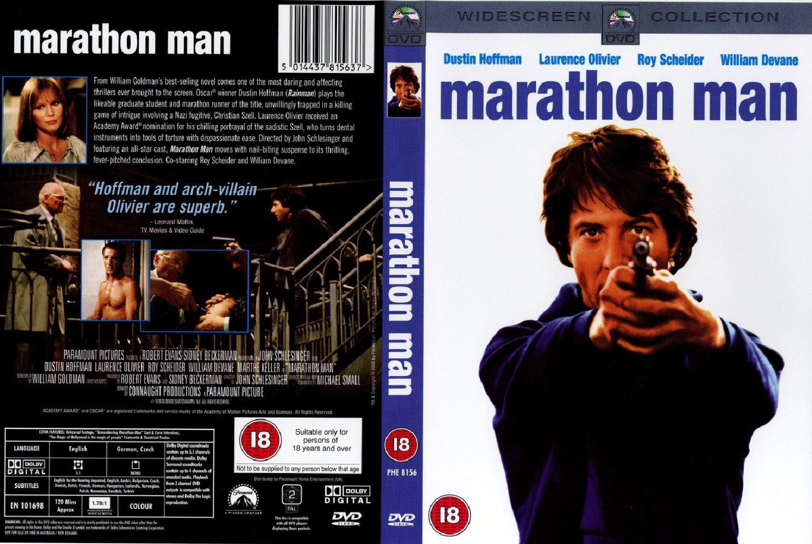 Jaquette DVD Marathon Man