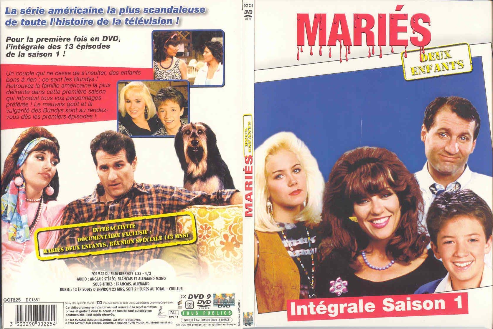 Jaquette DVD Maris deux enfants saison 1 - SLIM