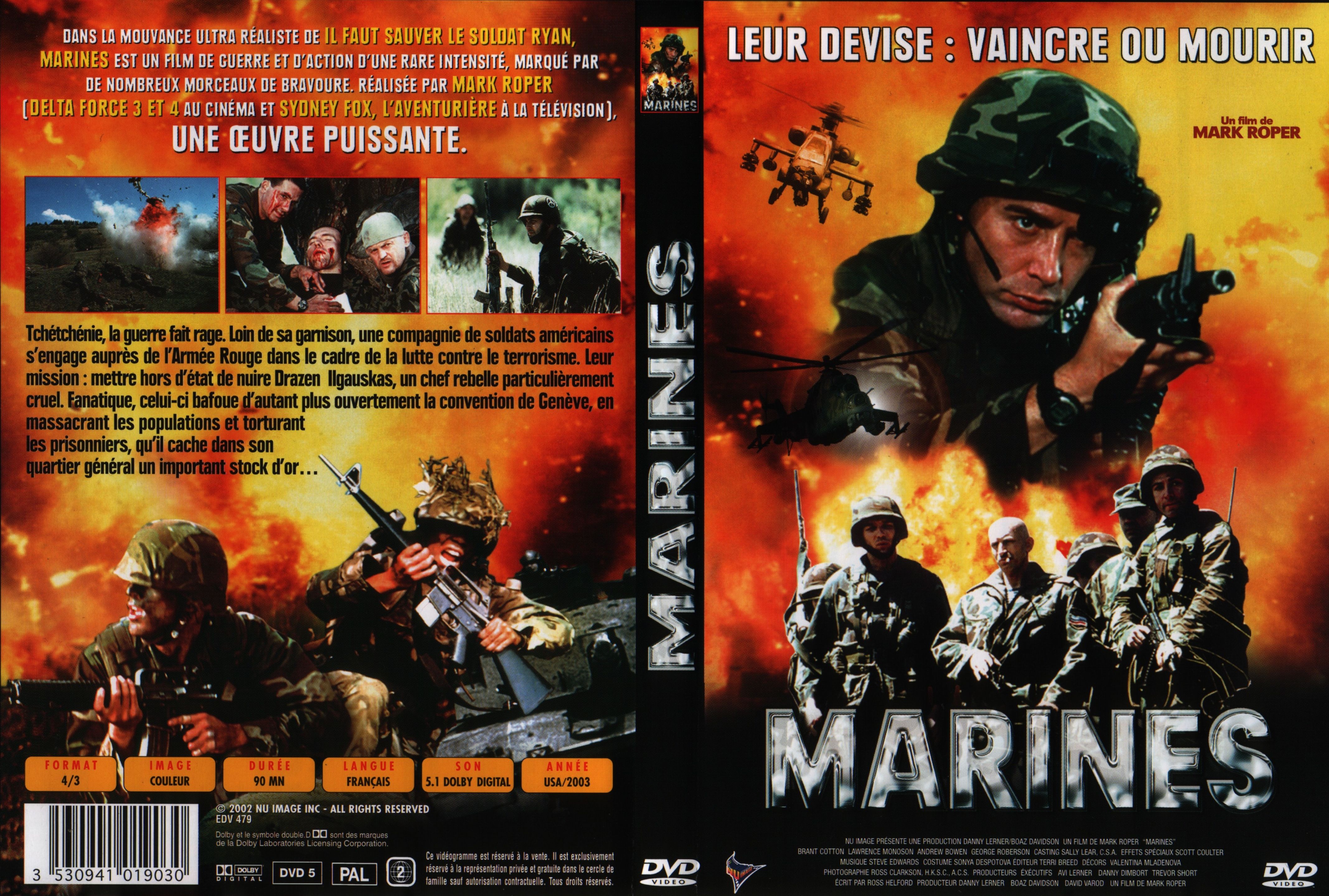 Jaquette DVD Marines